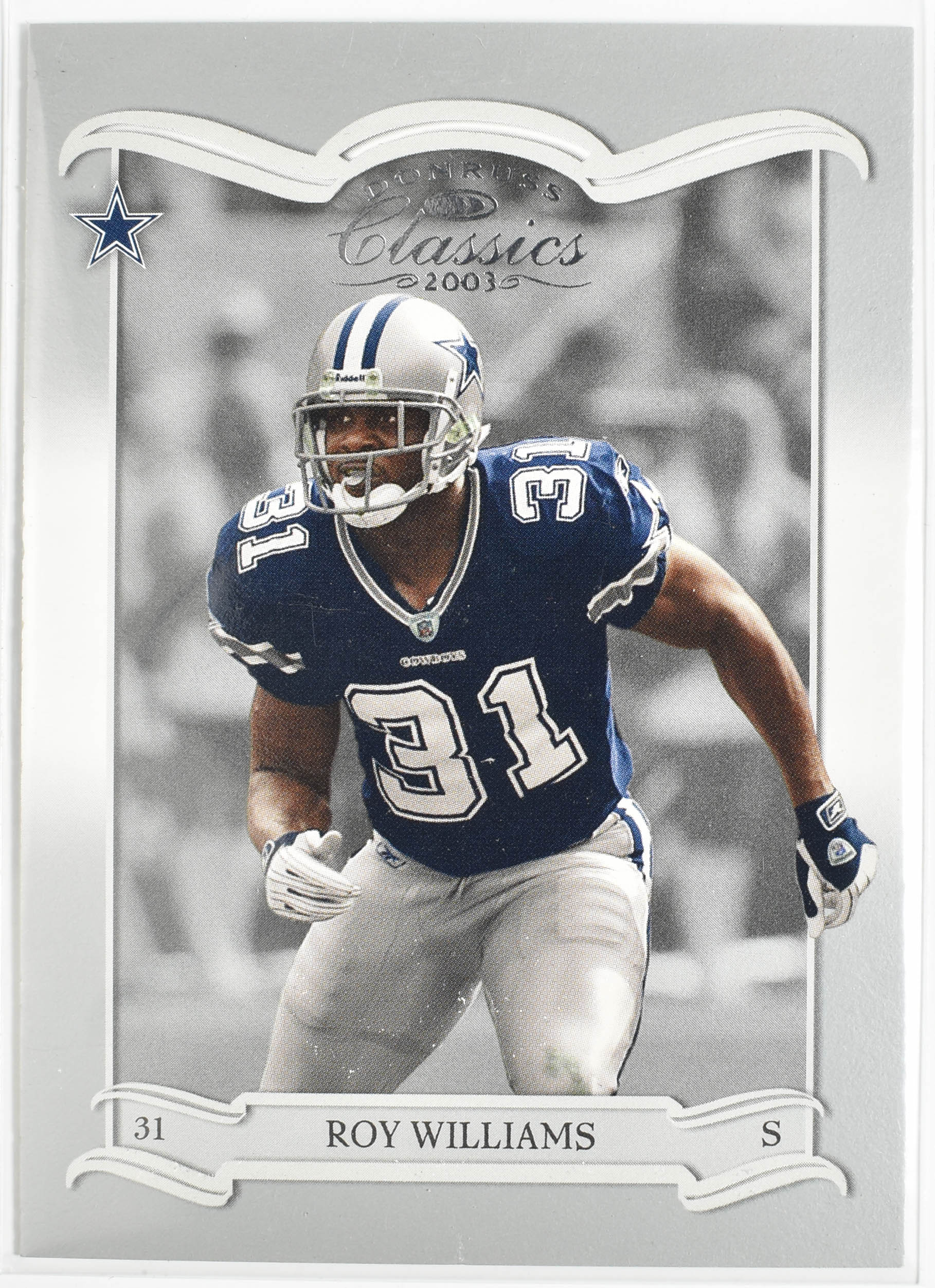 Roy Williams 28 Donruss 2003 Dallas Cowboys Football Card