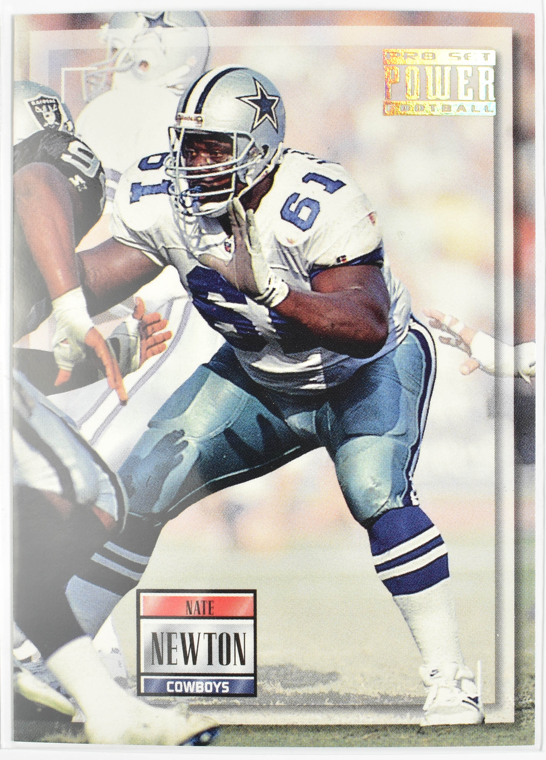 Nate Newton 61 Pro Set 1993 Dallas Cowboys Football Card