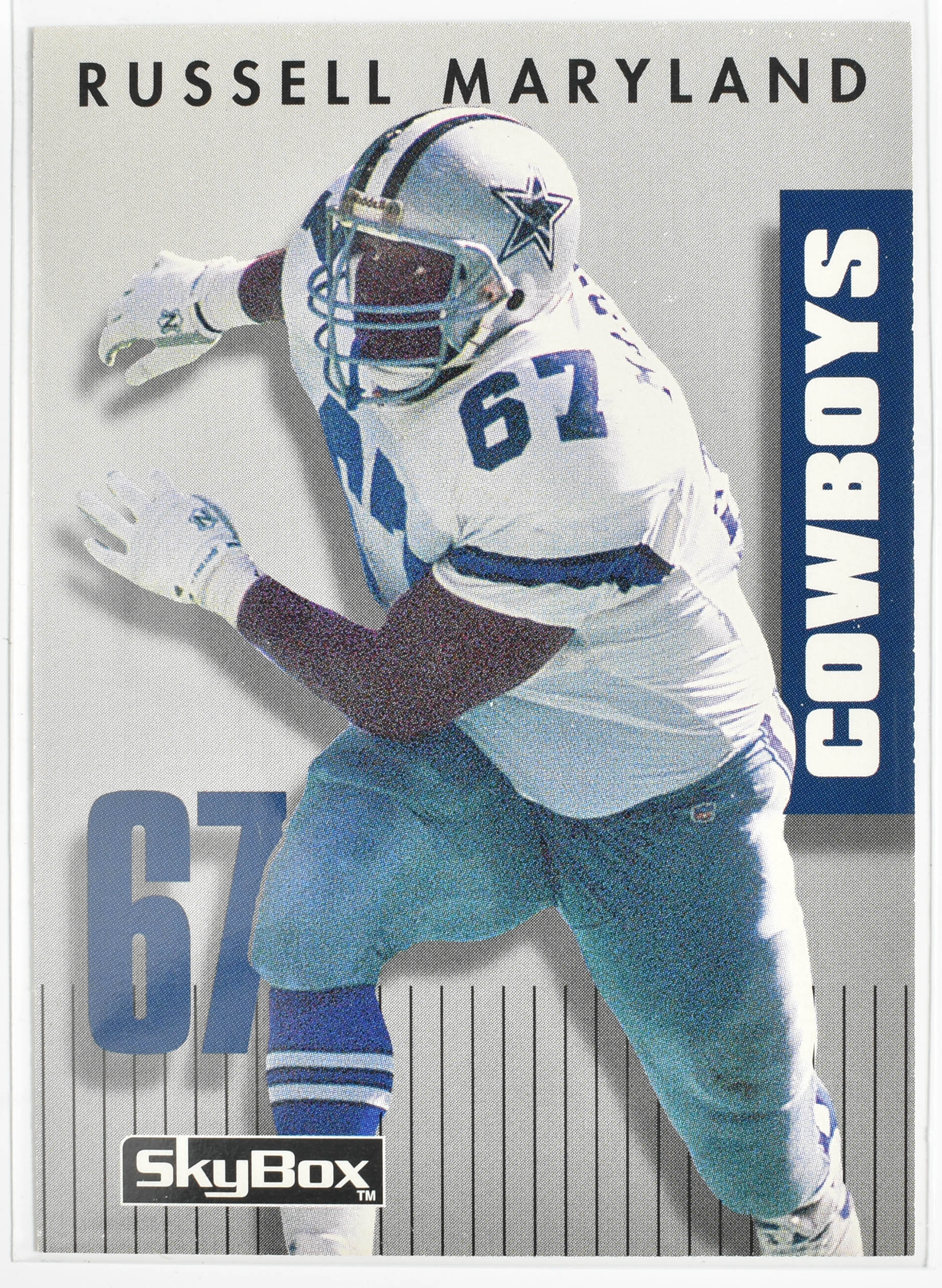 Russell Maryland 221 Skybox Dallas Cowboys Football Card