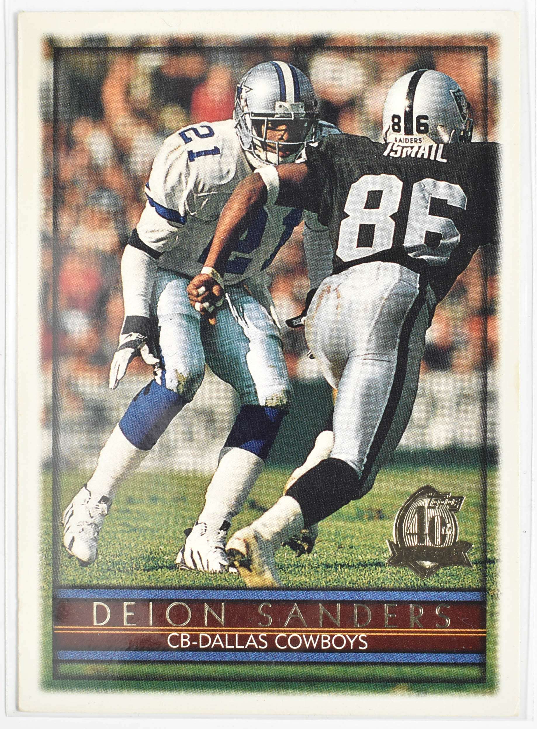 Deion Sanders 200 Topps 1996 Dallas Cowboys