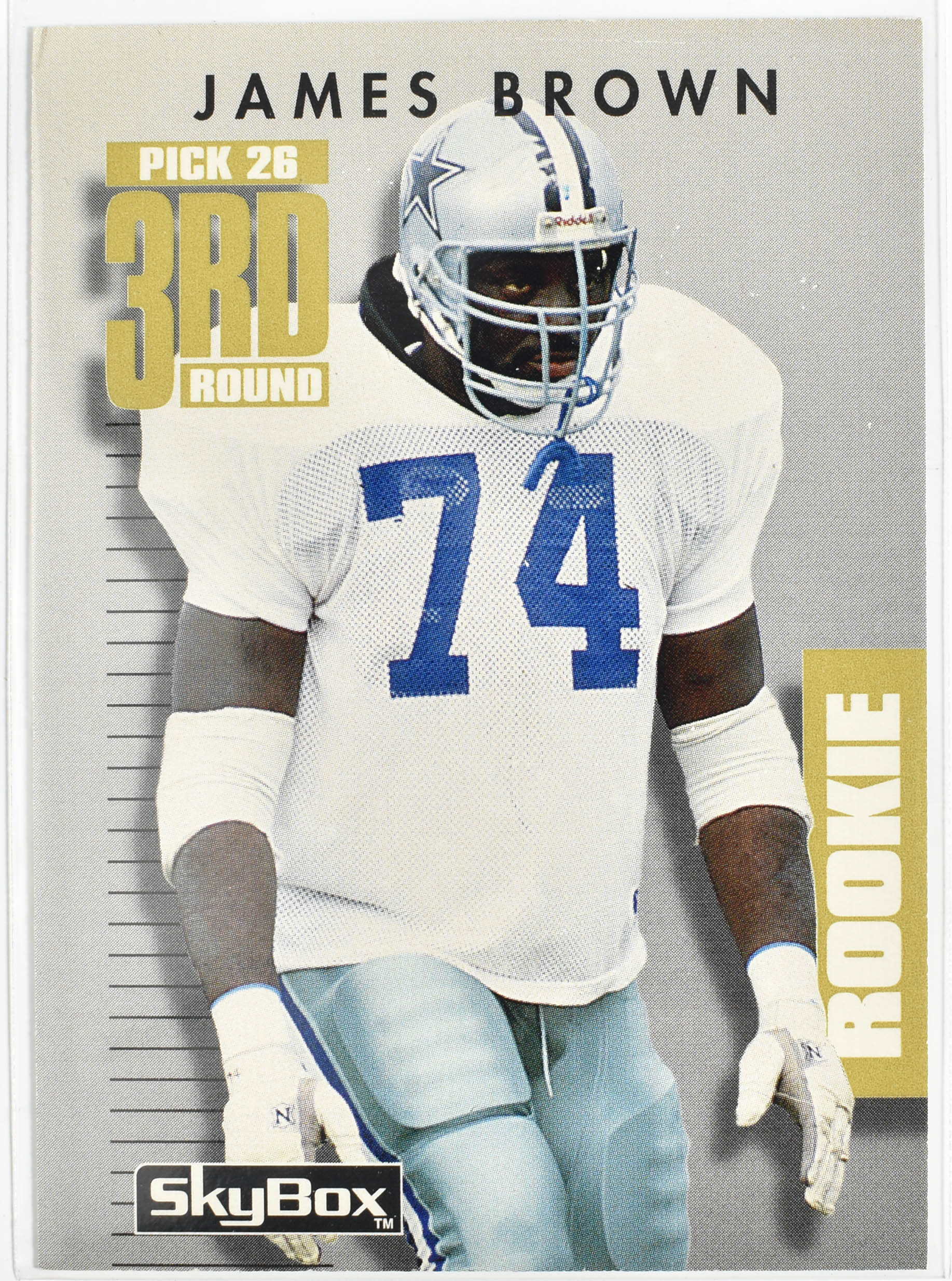 James Brown 343 Skybox Prime Time 1992 Dallas Cowboys