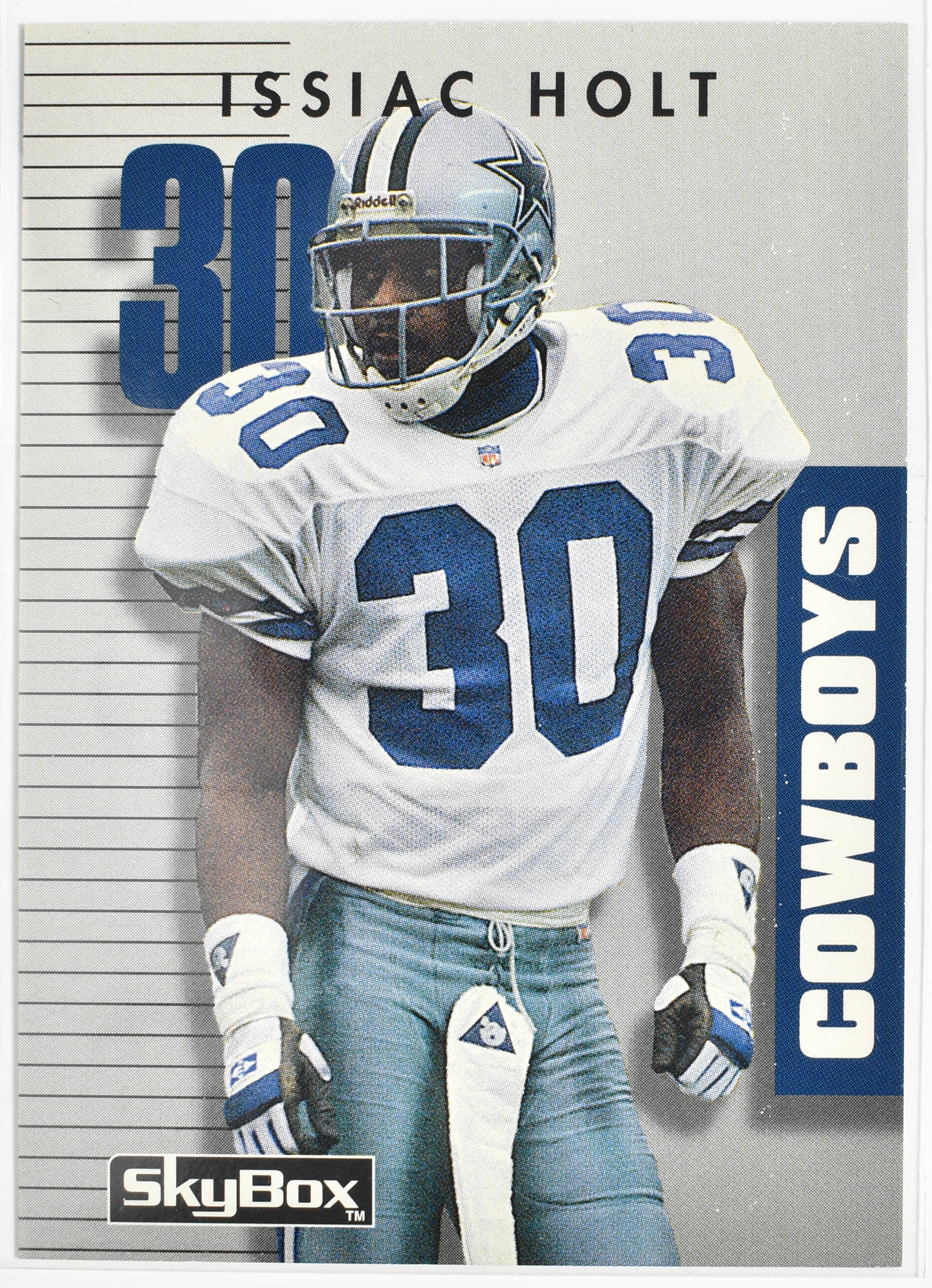 Issiac Holt 262 Skybox Prime Time 1992 Dallas Cowboys