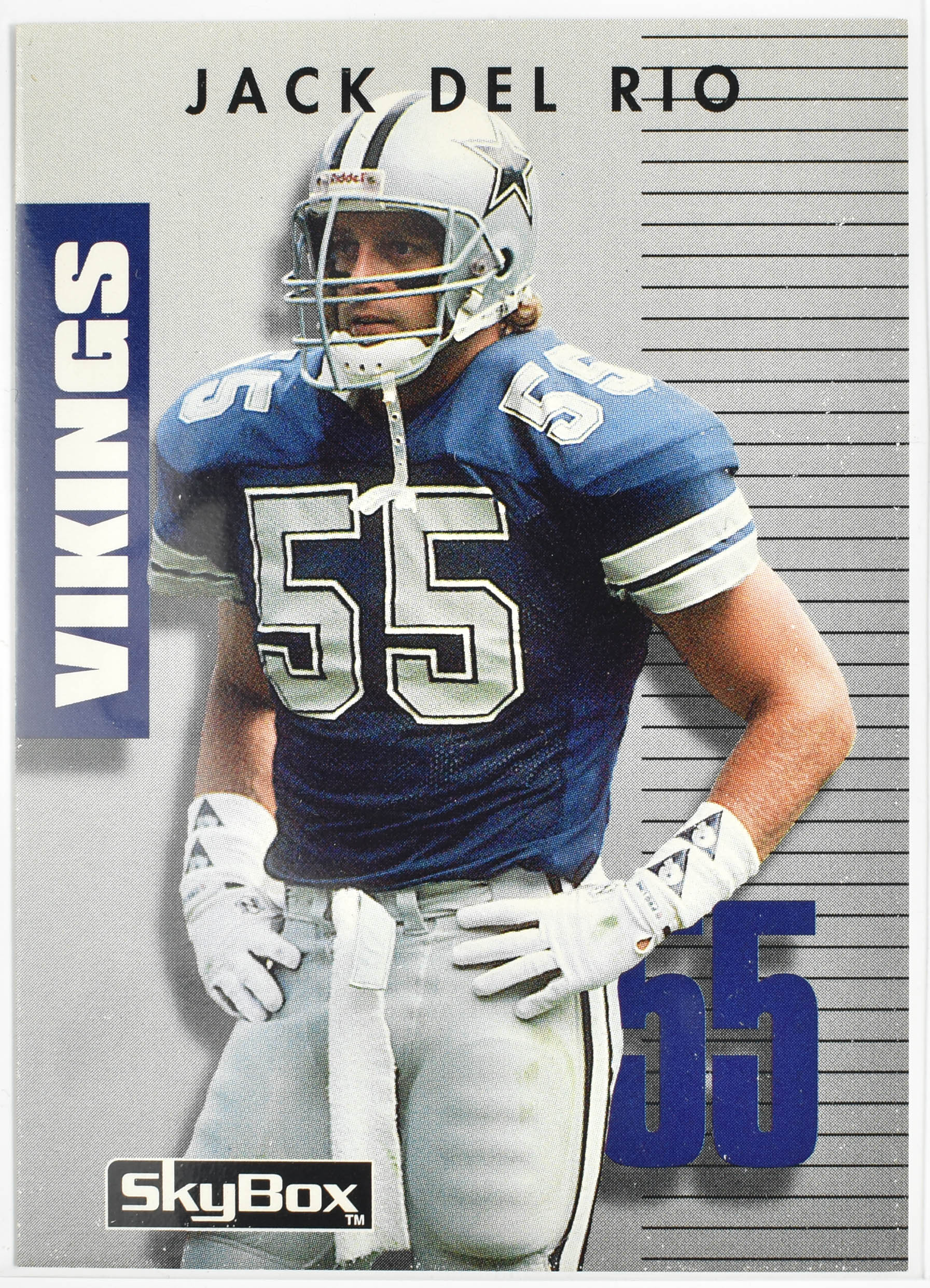 Jack Del Rio 089 Primetime Skybox Football 1992