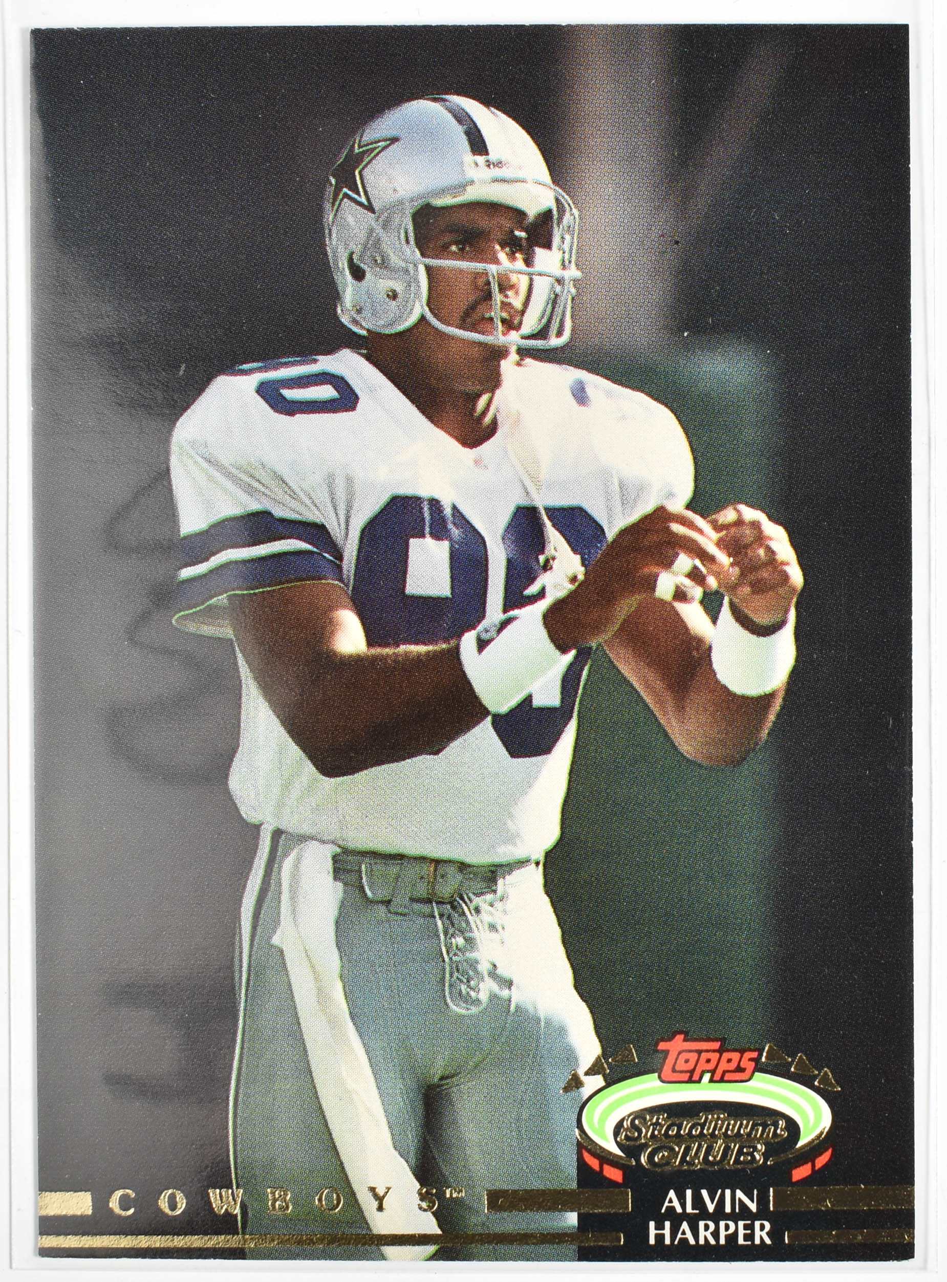 Alvin Harper 549 Topps Stadium Club 1992 Dallas Cowboys