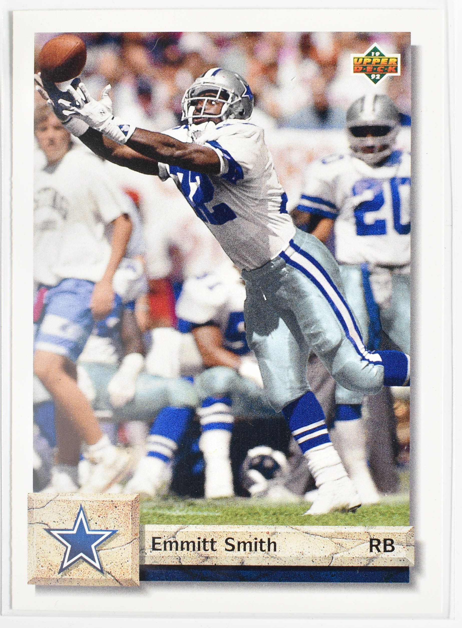 Emmitt Smith 254 Upper Deck 1992 Dallas Cowboys