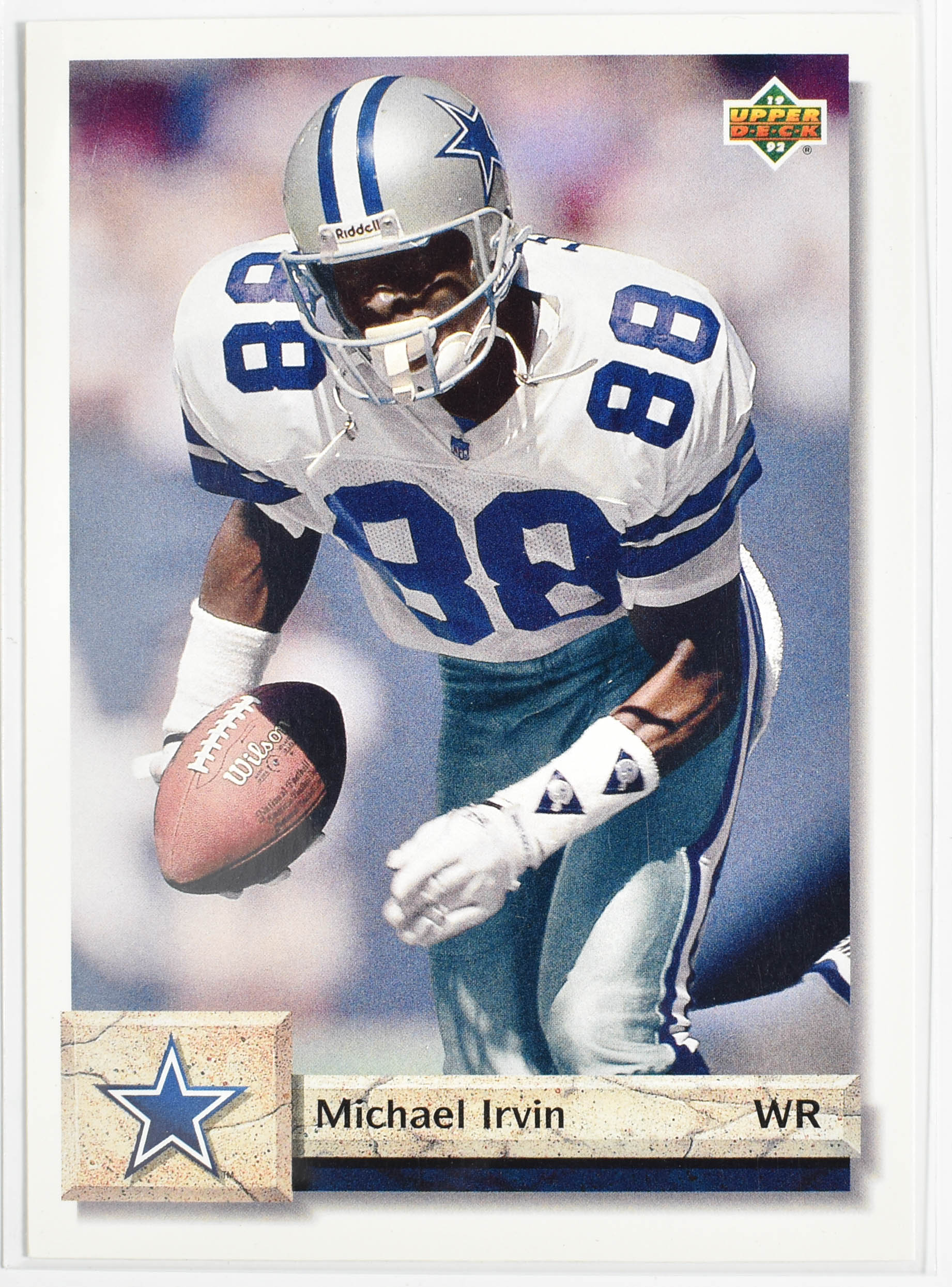 Michael Irvin 345 Upper Deck 1992 Cowboys Football