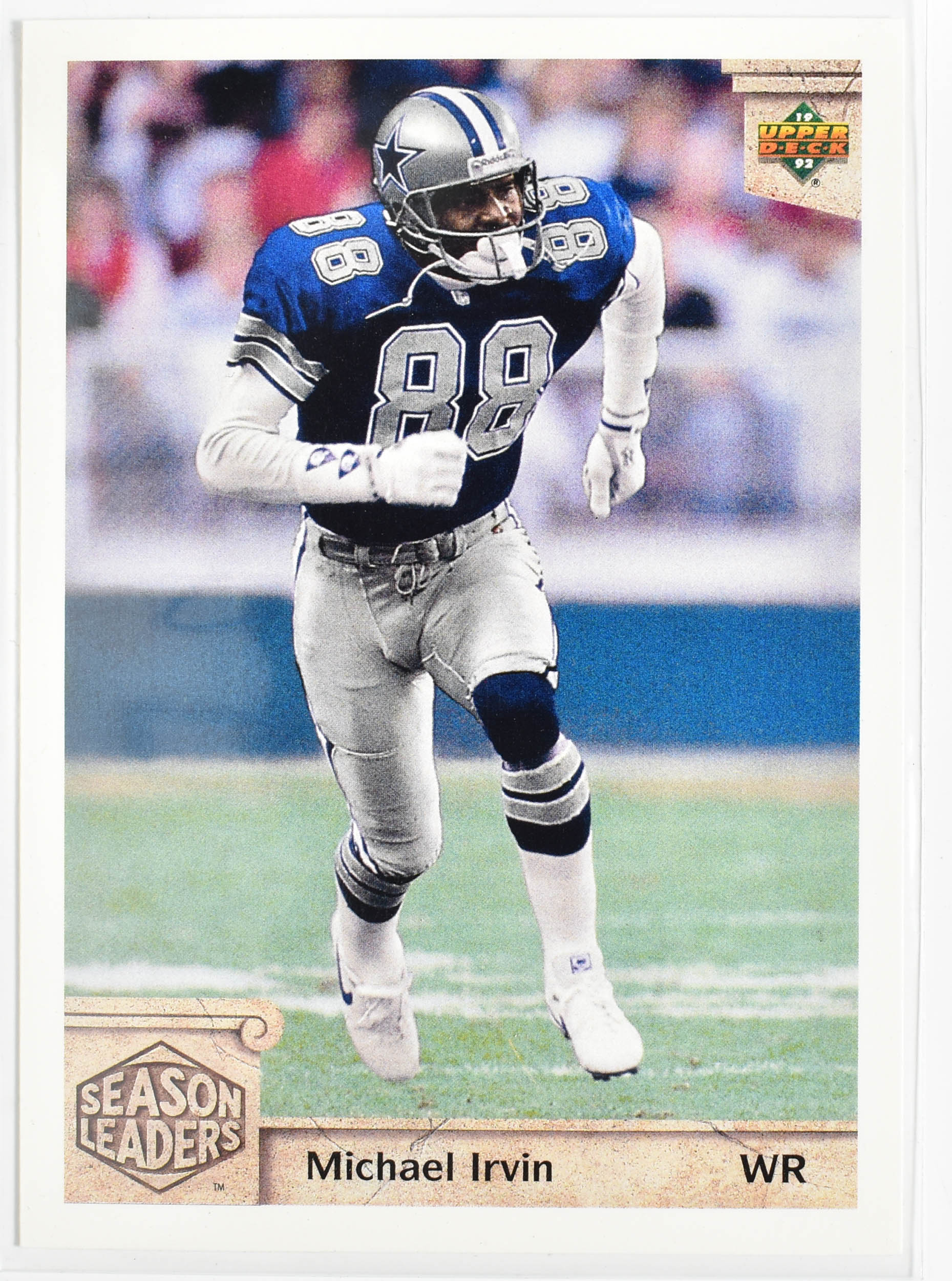 Michael Irvin 303 Upper Deck 1992 Dallas Cowboys Football