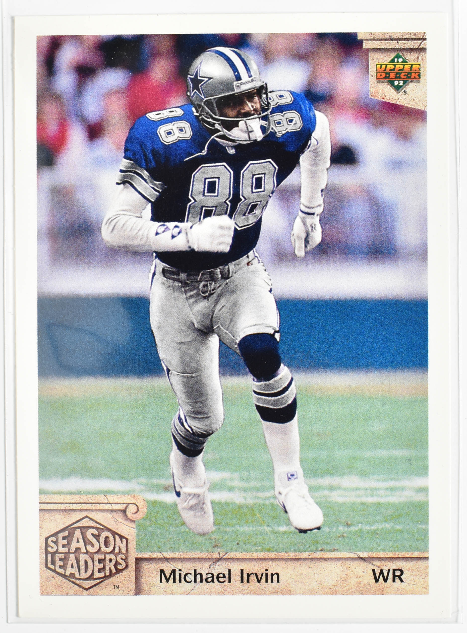 Michael Irvin 303 Upper Deck 1992 Dallas Cowboys Football Card