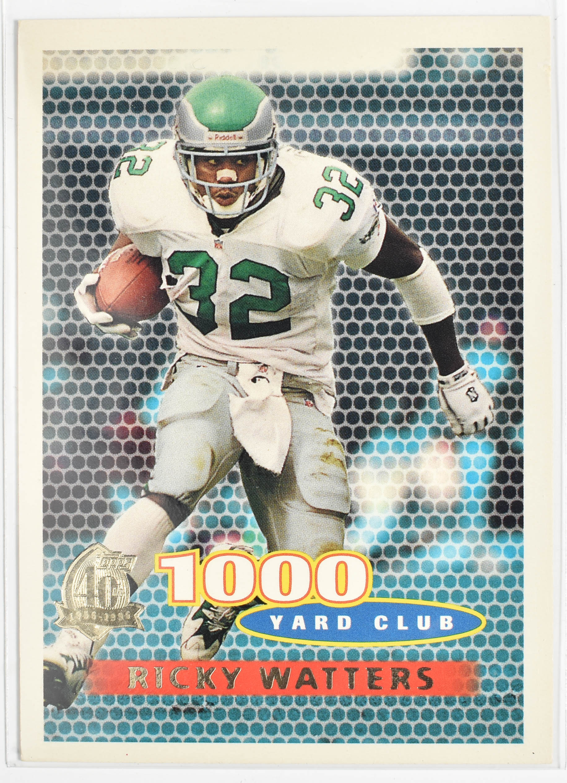 Ricky Watters 126 Topps 1996 Eagles Football Card