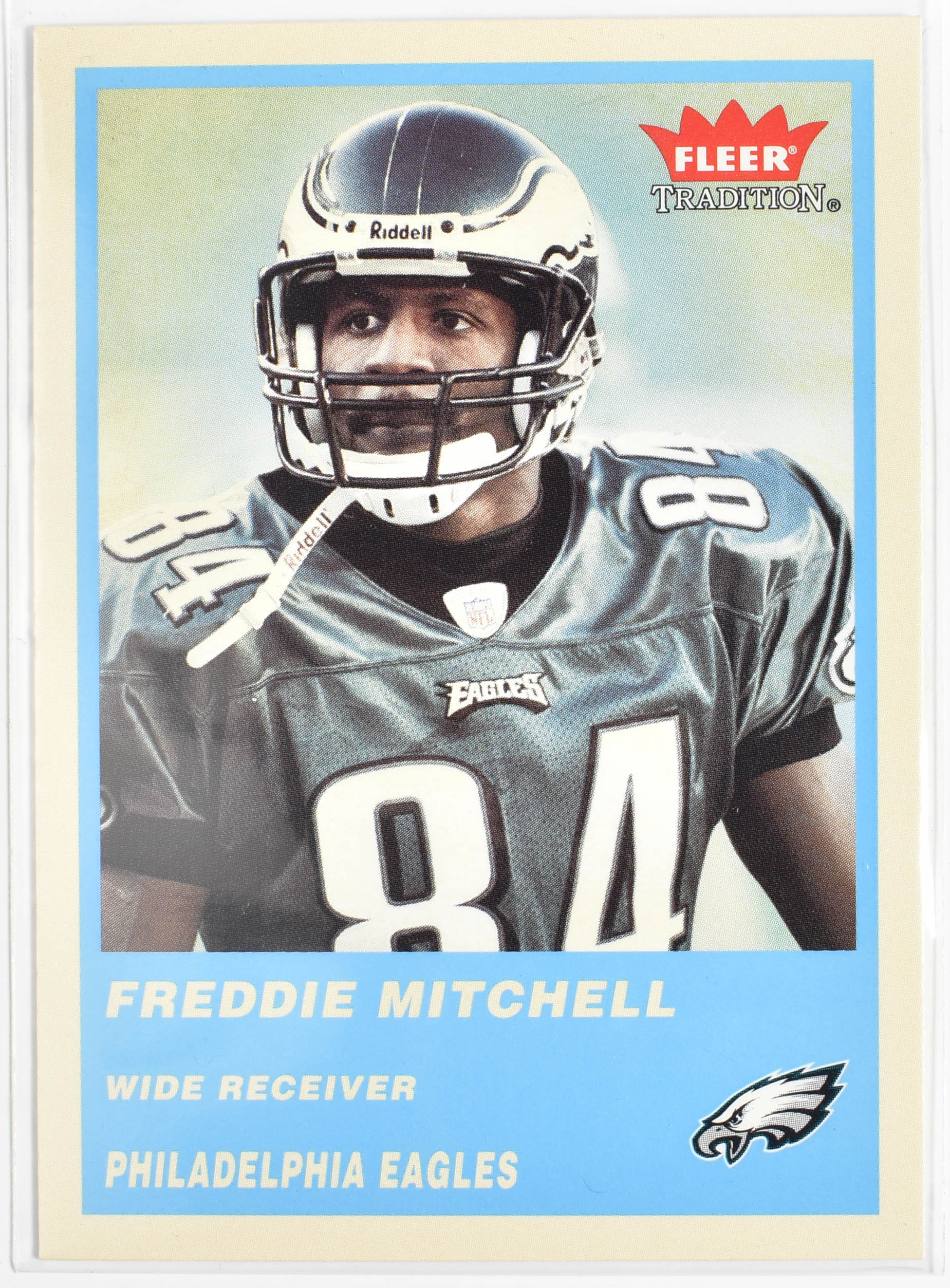 Freddie Mitchell 121 Fleer Traditions 2004 Eagles Football Card
