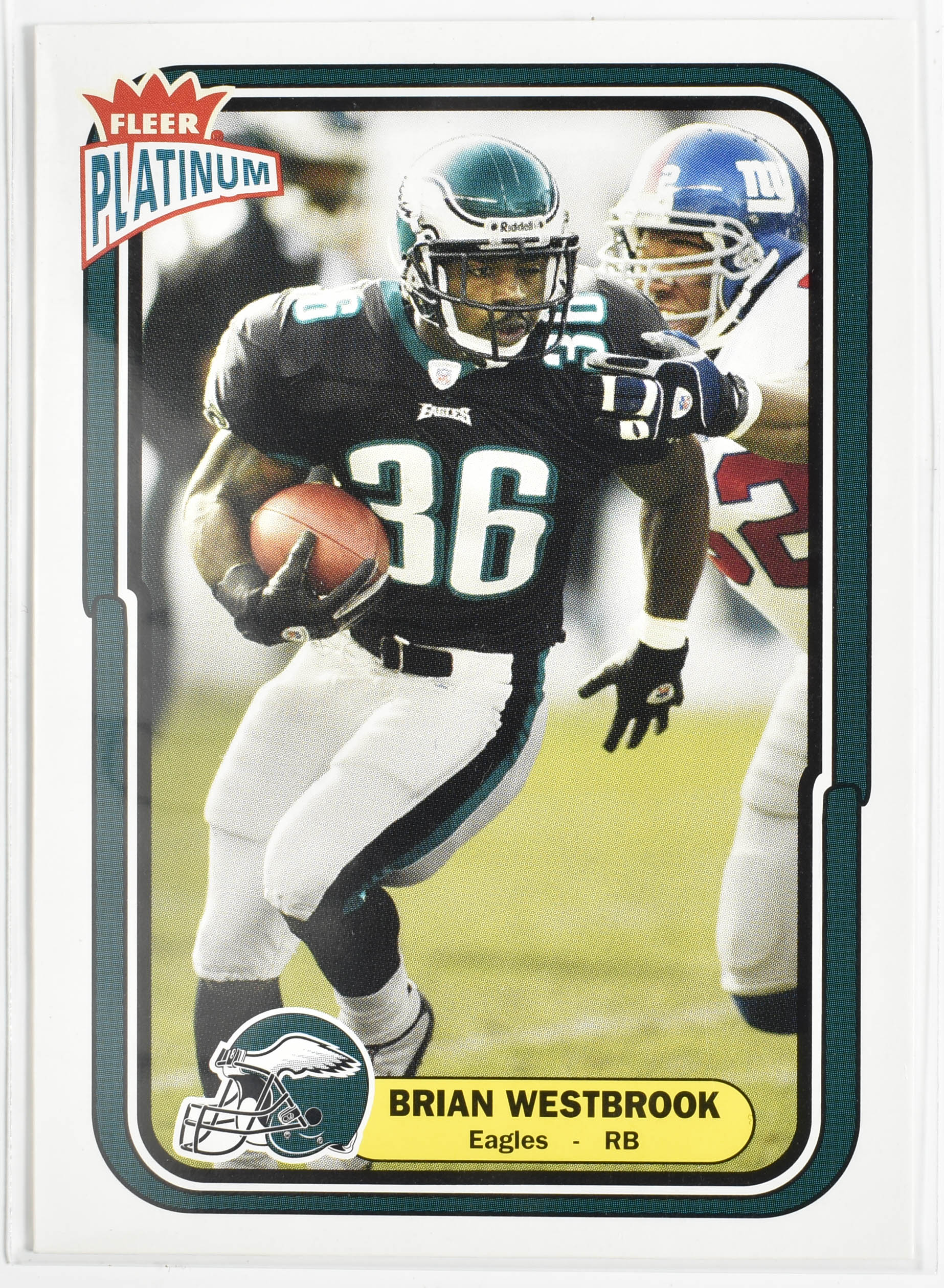 Brian Westbrook 14 Fleer Traditions 2004 Eagles Football Card