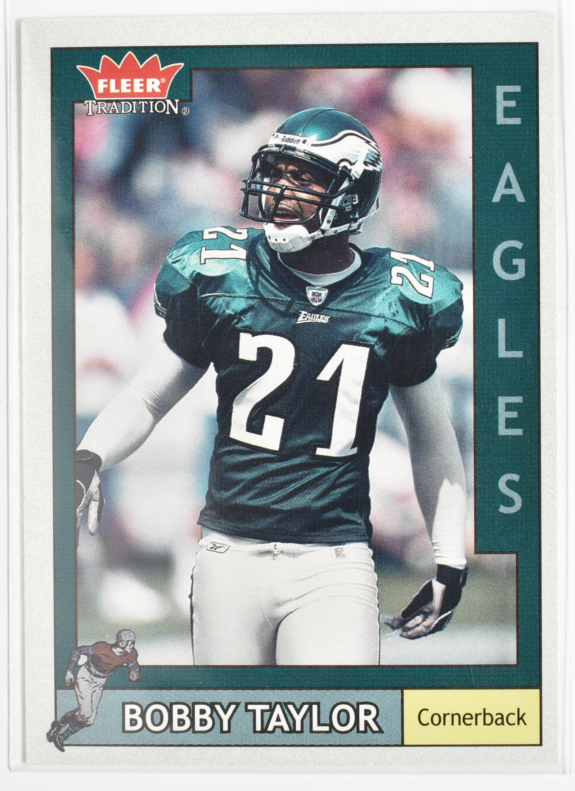 Bobby Taylor 105 Fleer 2003 Eagles Football Card