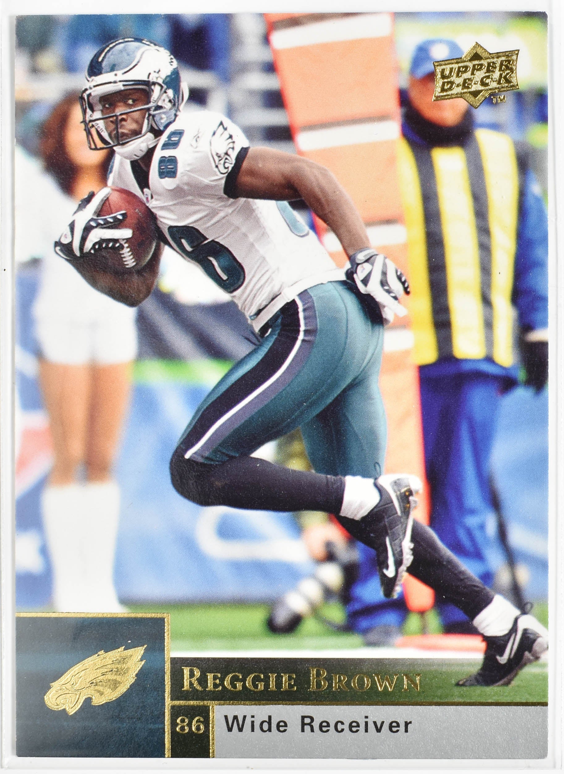 Reggie Brown 148 Upper Deck 2009 UD Football 6DJ6F Eagles