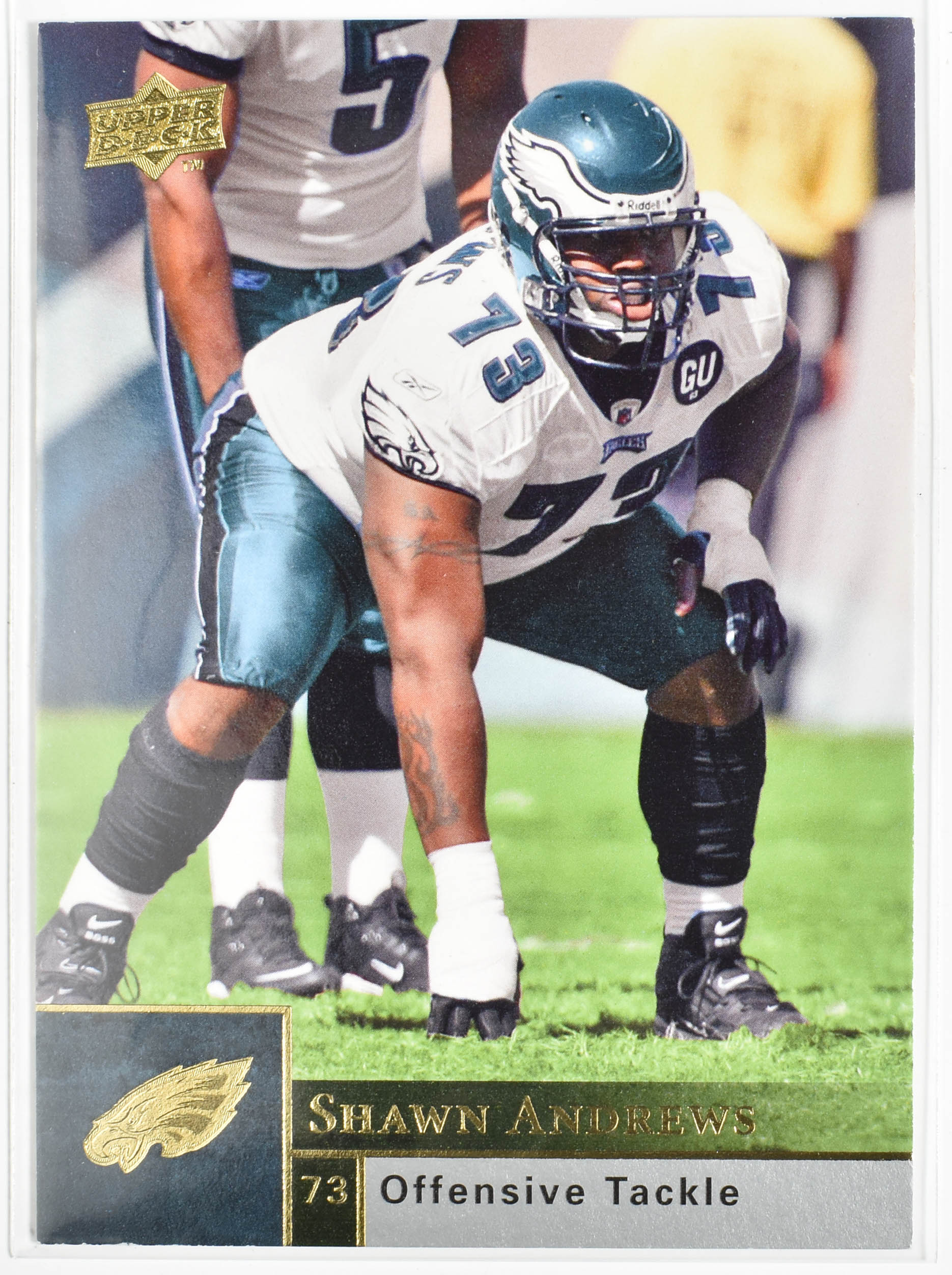 Shawn Andrews 146 Upper Deck 2009 UD Football 6672L Eagles