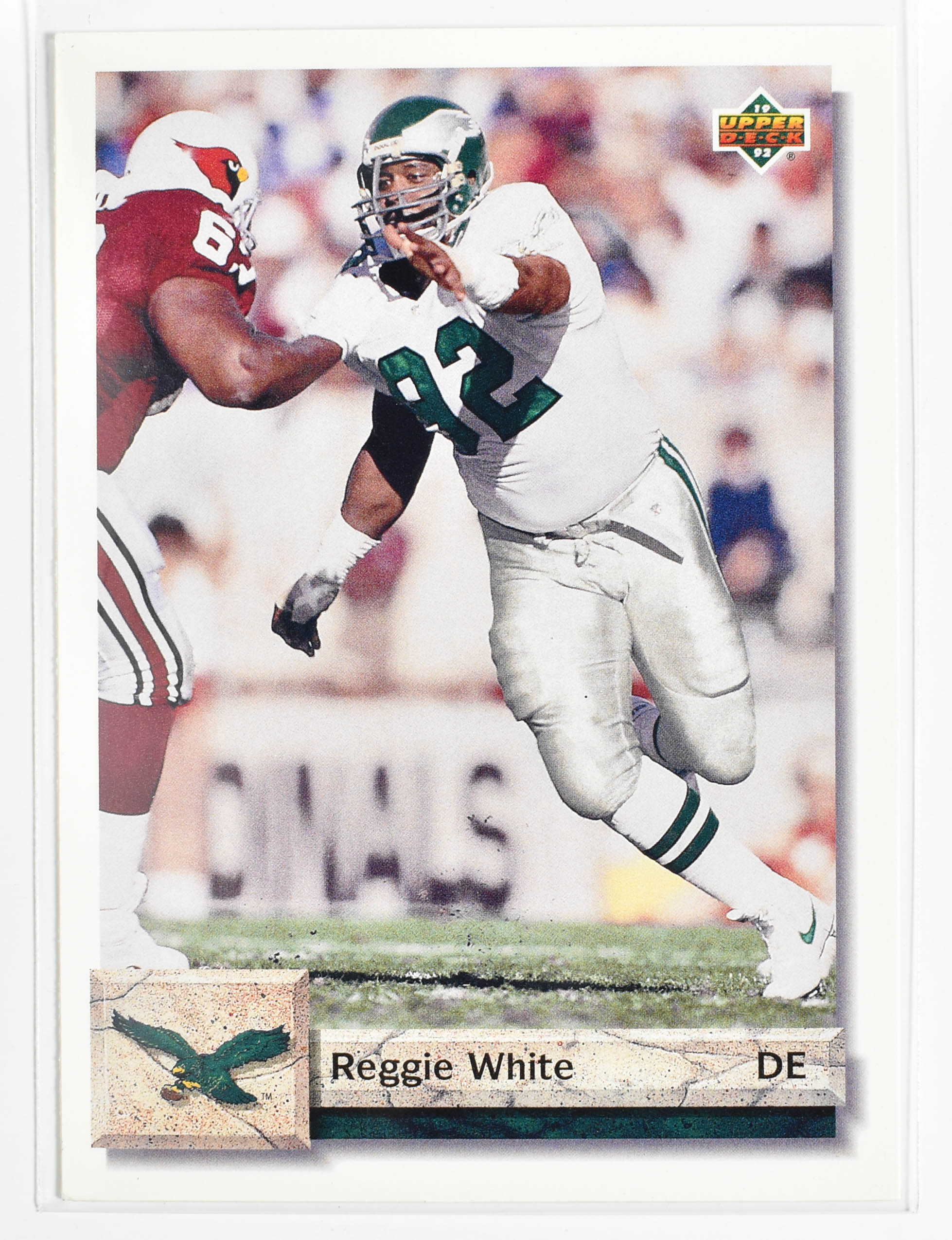 Reggie White 185 Upper Deck 1992 Eagles Football