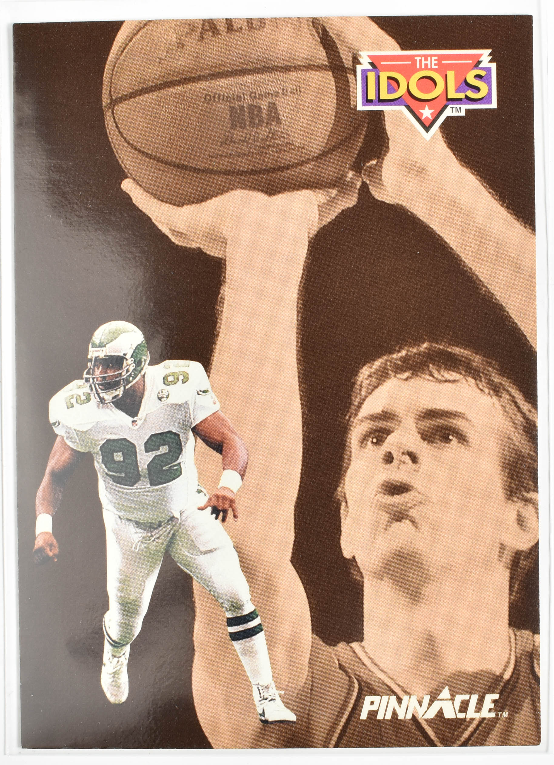 Reggie White 351 Pinnacle 1992 Eagles Football Bobby Jones