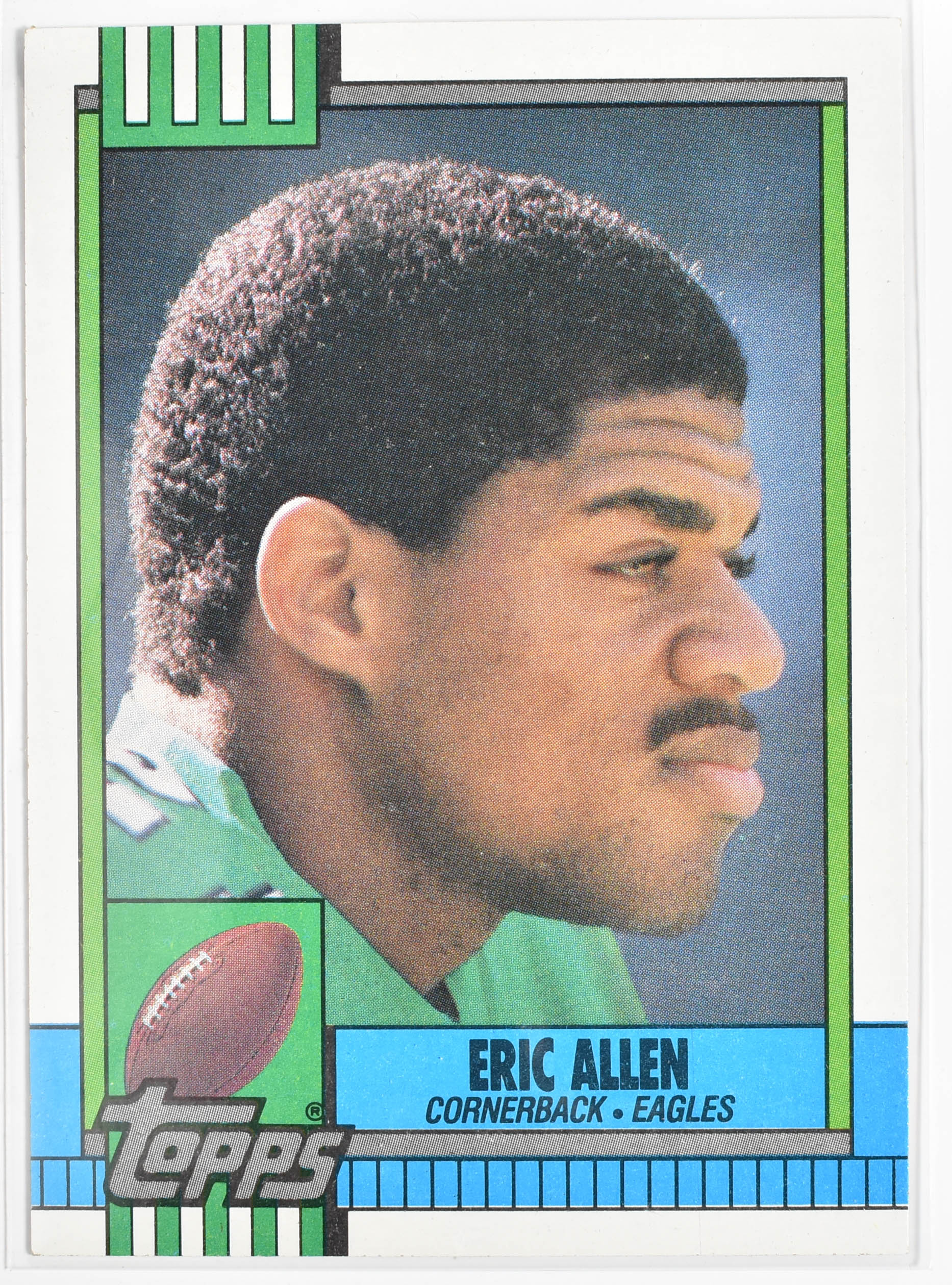 Eric Allen 87 Topps 1990 Eagles Football Card