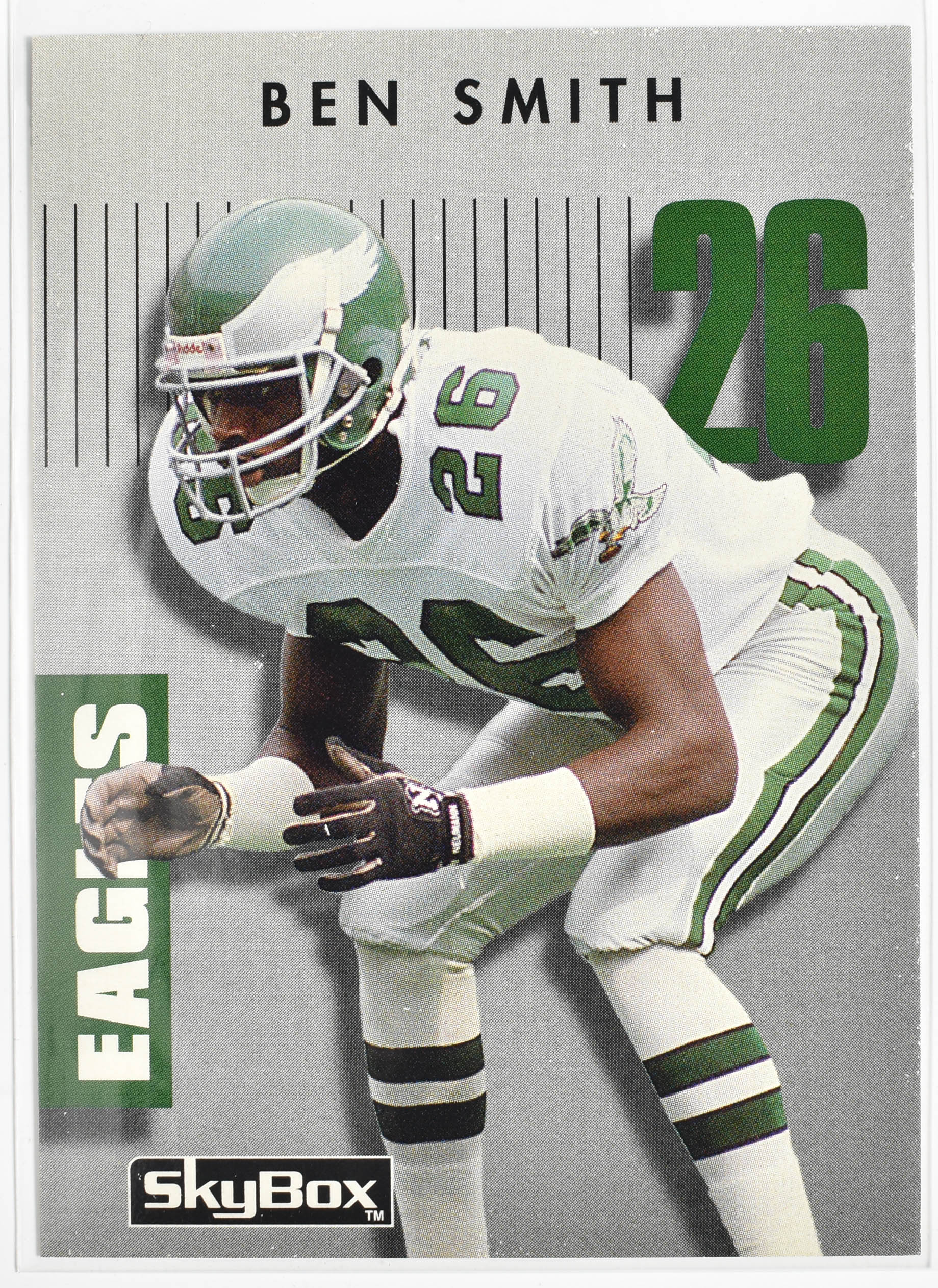 Ben Smith 231 Primtime Skybox 1992 Eagles Football Card