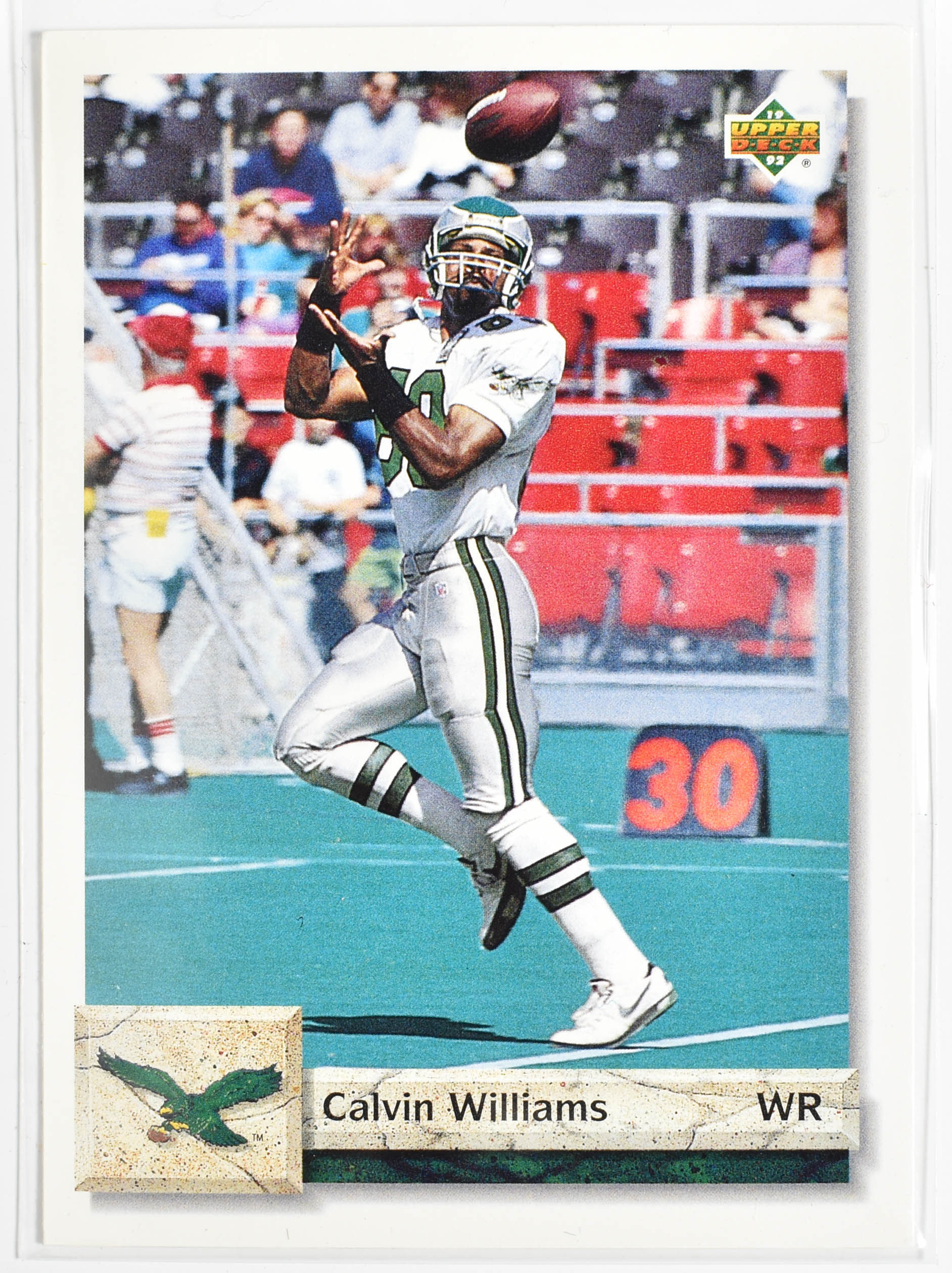Calvin Williams 483 Upper Deck 1992 Eagles Football Card