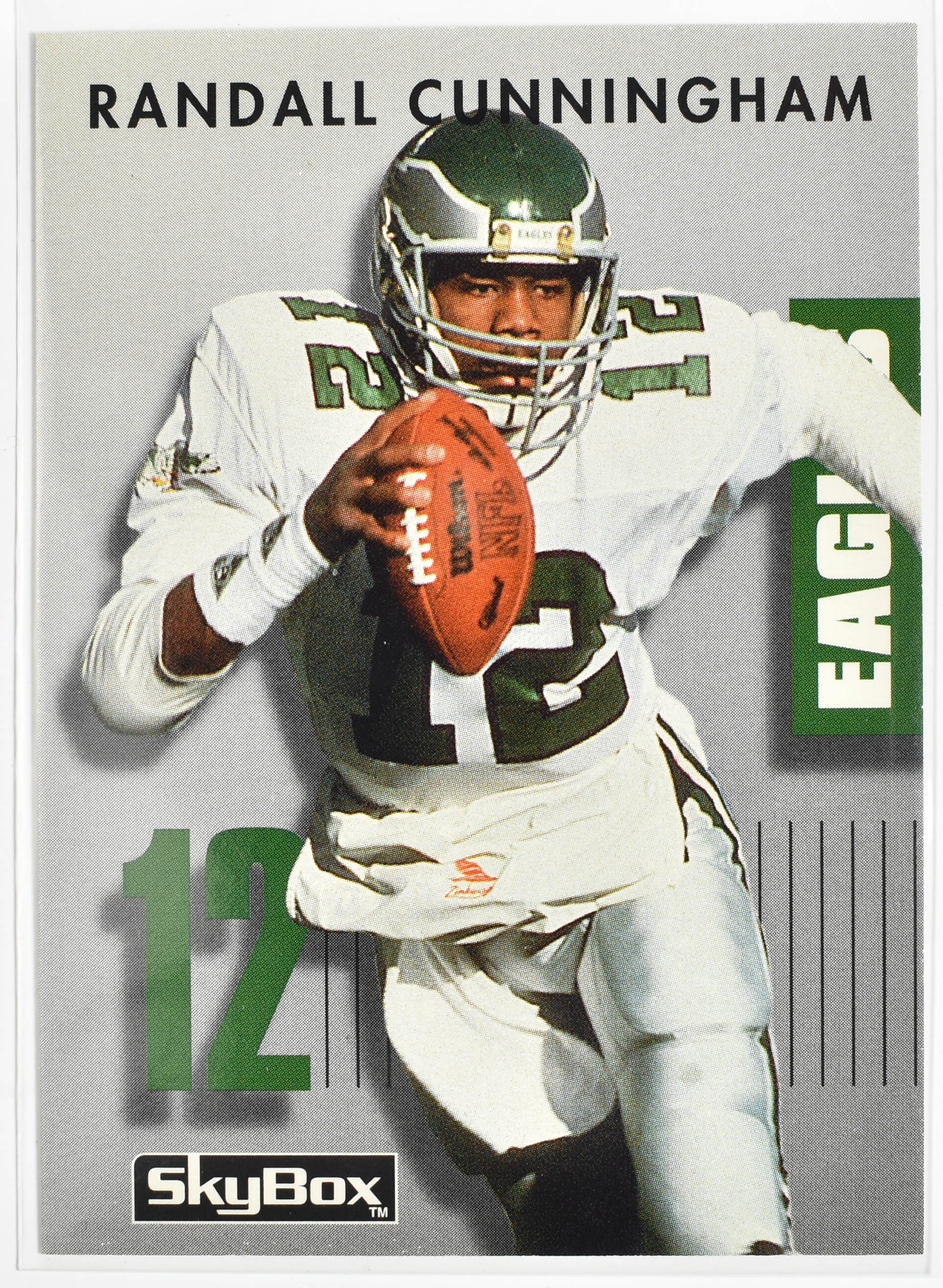 Randall Cunningham 300 Primetime Skybox 1992 Eagles Football Card
