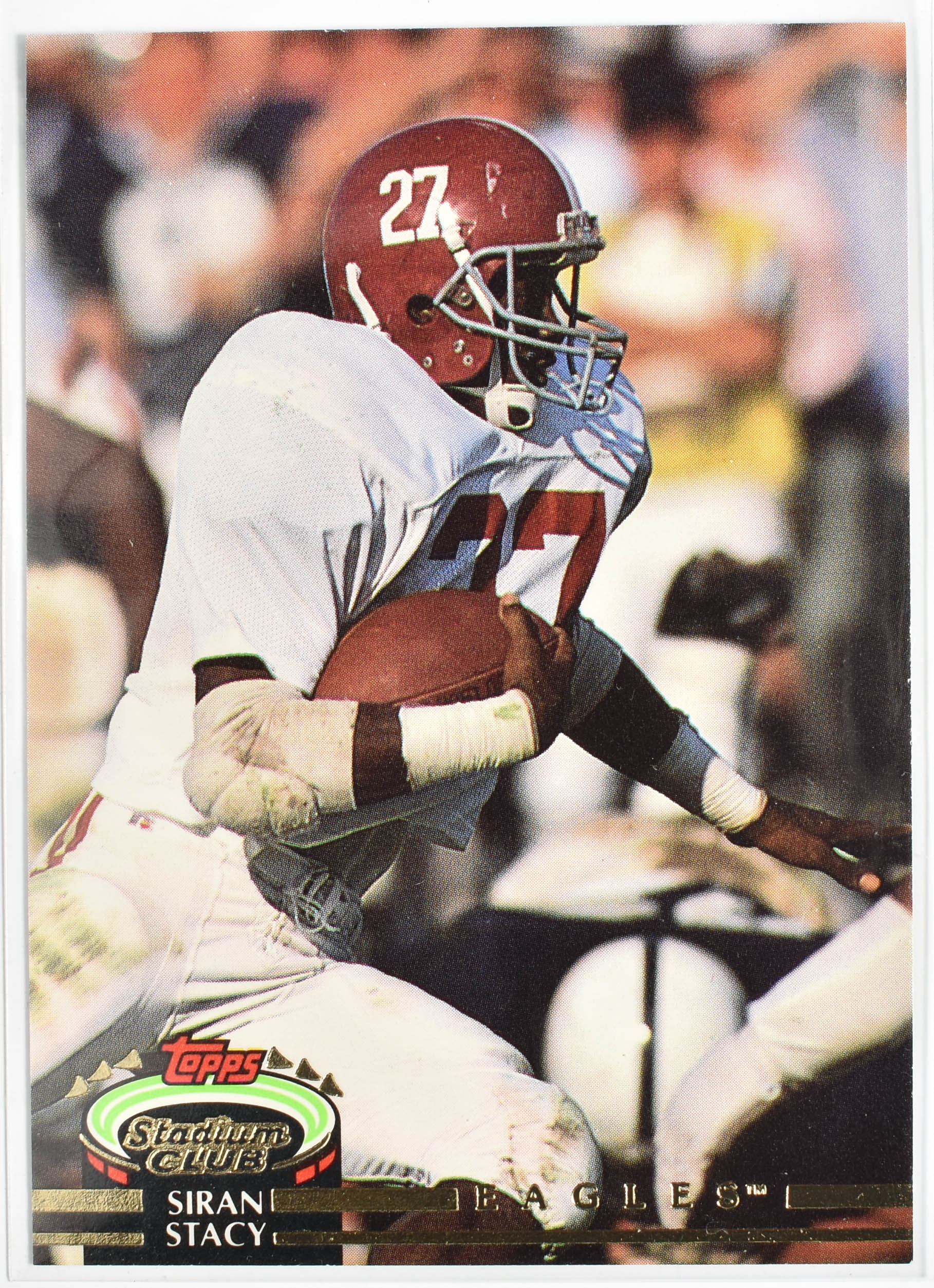Siran Stacy 456 Topps 1992 Stadium Club Eagles Football Card