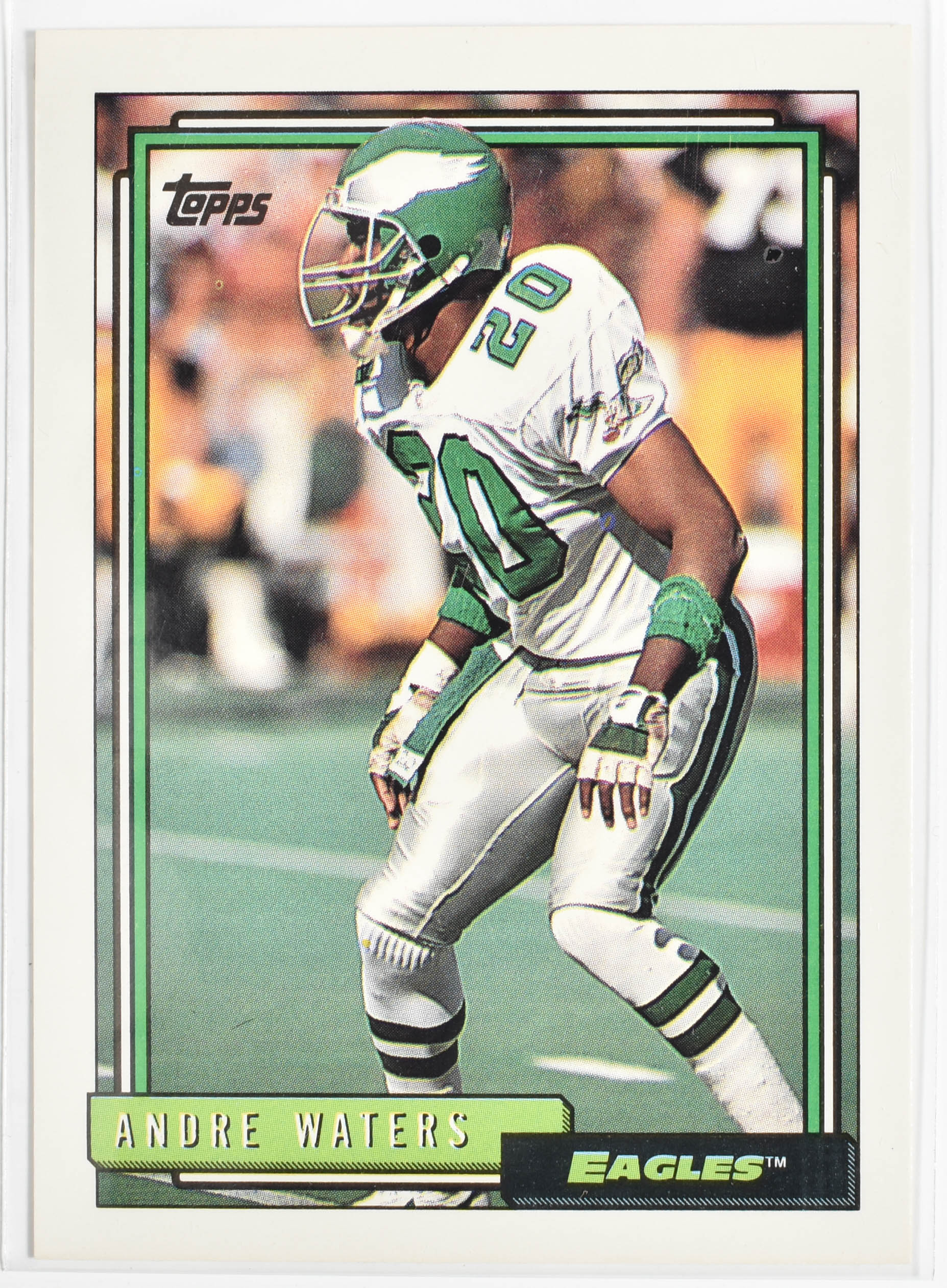 Andre Waters 86 Topps 1992 Eagles Football Card