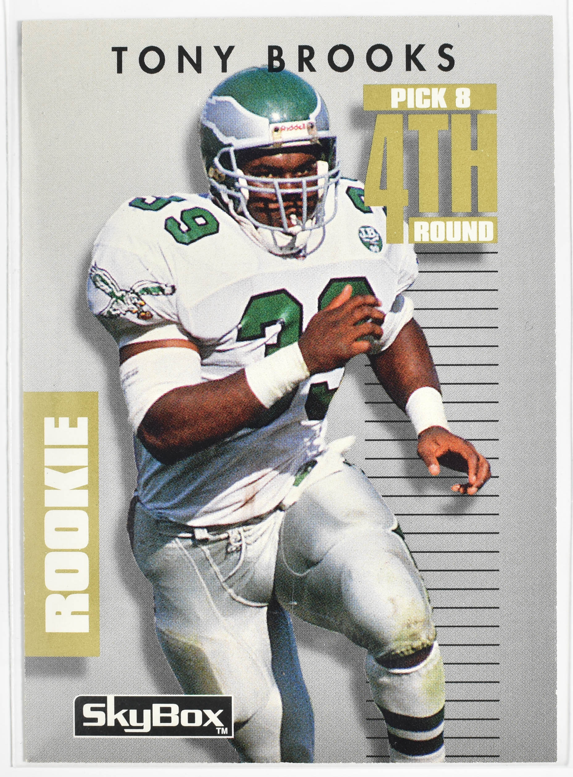 Tony Brooks 182 Prime Time Sky Box 1992 Eagles Football Card