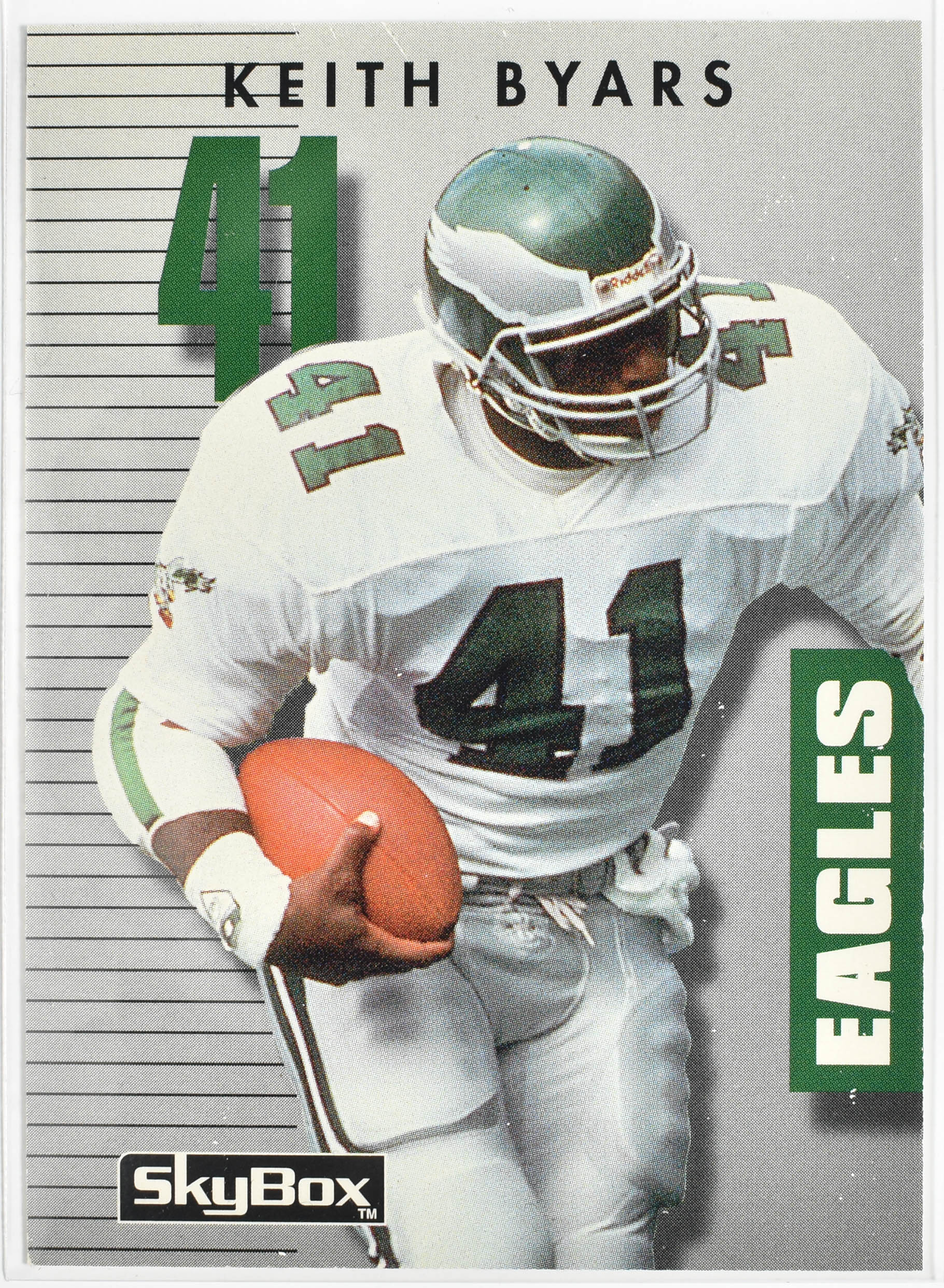 Keith Byars 206 Prime Time Skybox 1992 Eagles Football Card