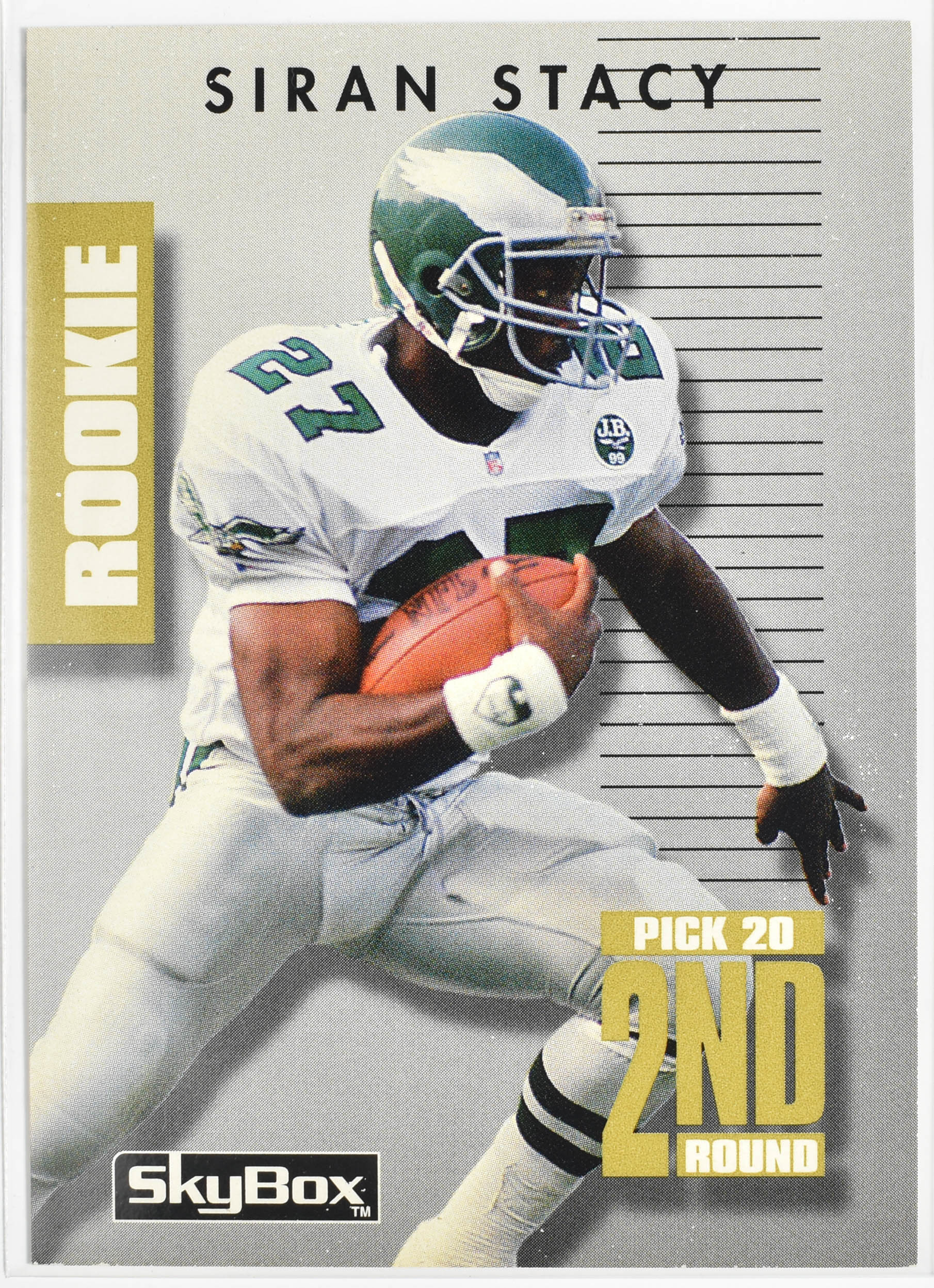 Siran Stacy 250 Primetime Skybox 1992 Eagles Football Card