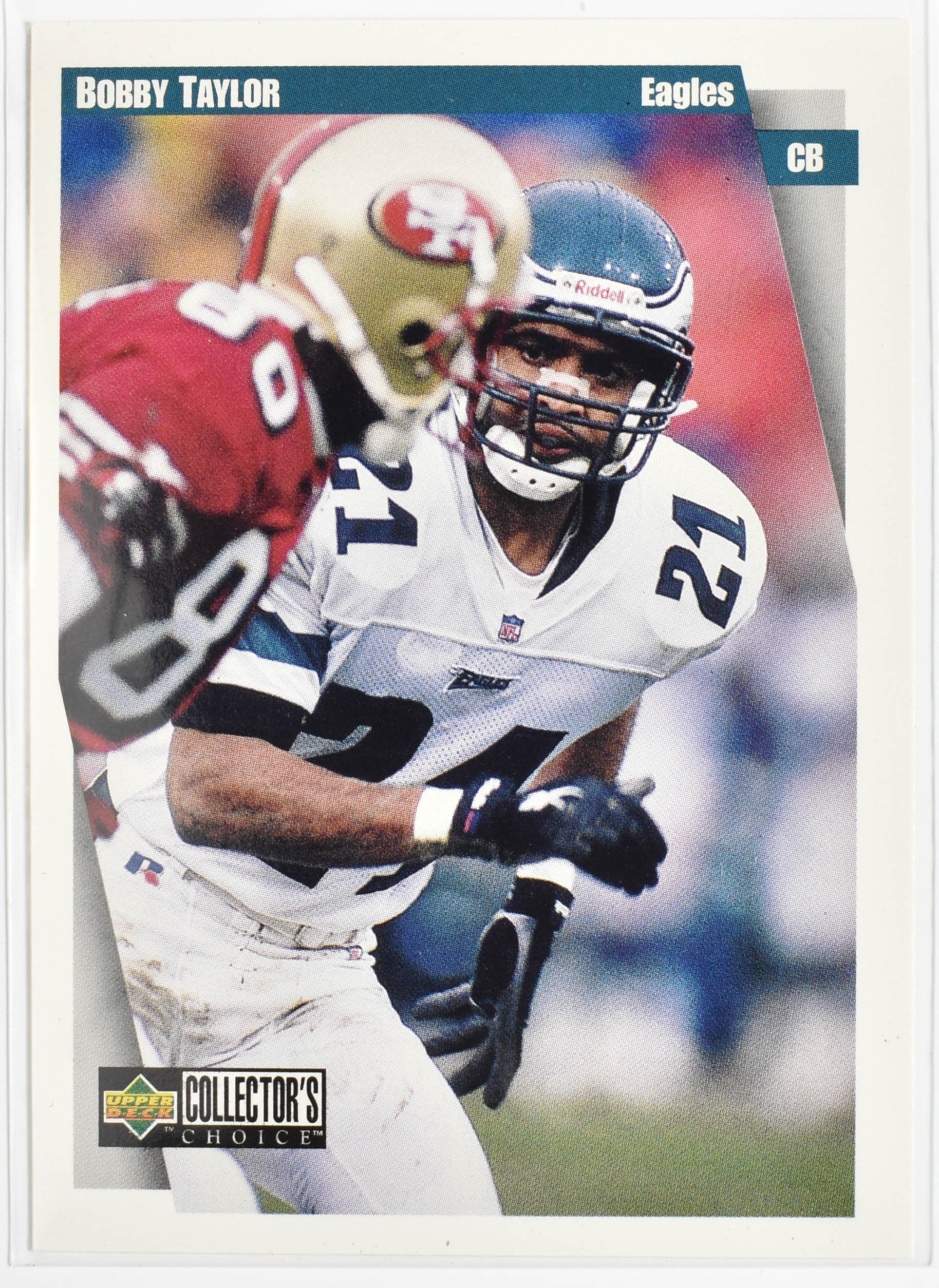 Bobby Taylor 178 Upper Deck Eagles 1997 Football Card