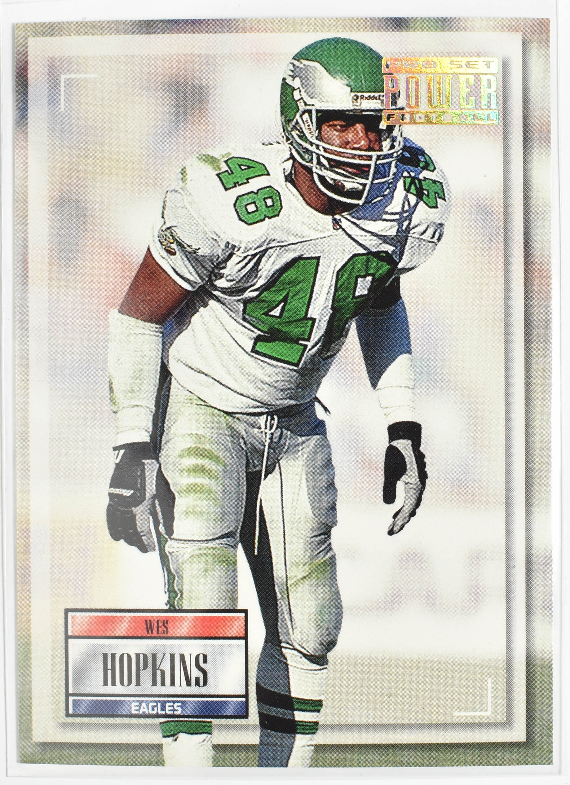 Wes Hopkins 148 Pro Set 1993 Eagles Football Card