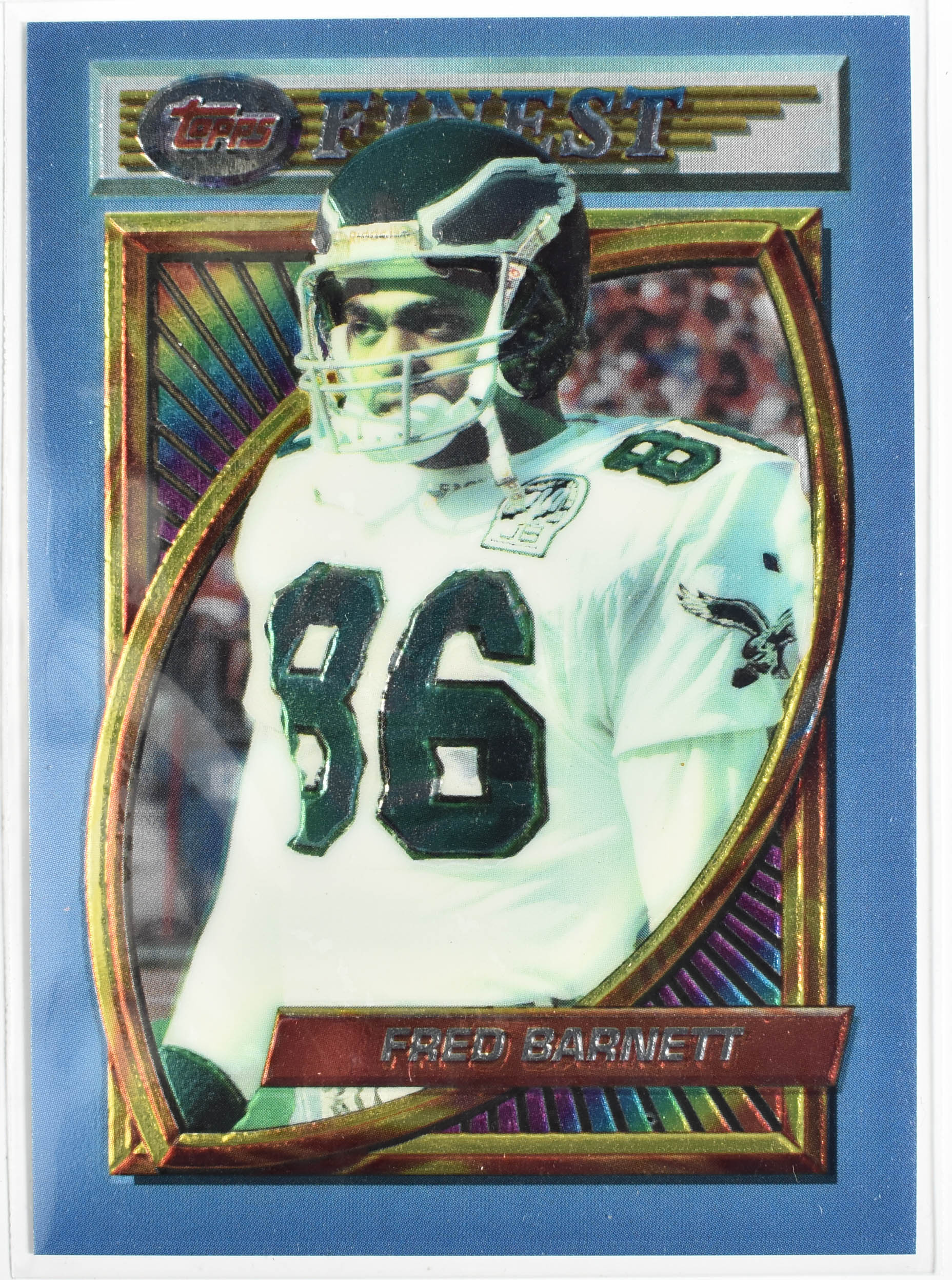 Fred Barnett 168 Topps Finest 1994 Eagles Football Card