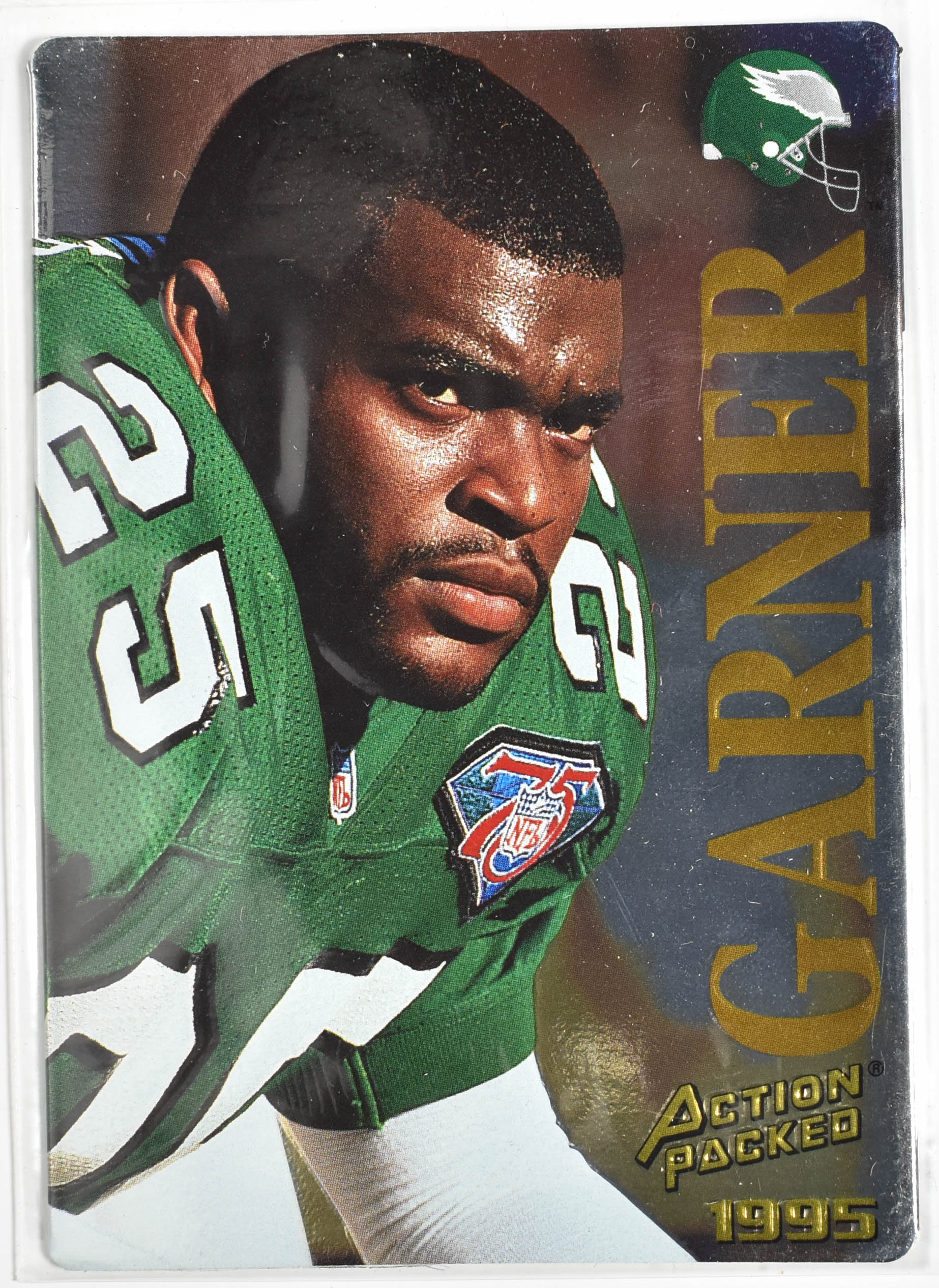 Charlie Garner 111 Action Packed Pinnacle 1995 Eagles Football Card