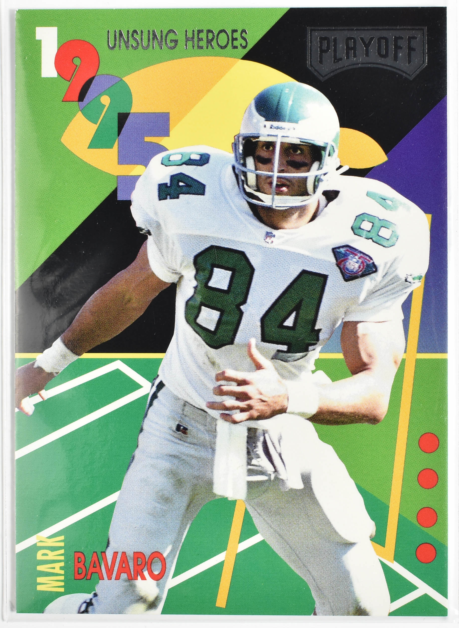 Mark Bavaro 21 1995 Playoff Unsung Heroes Eagles Football Card
