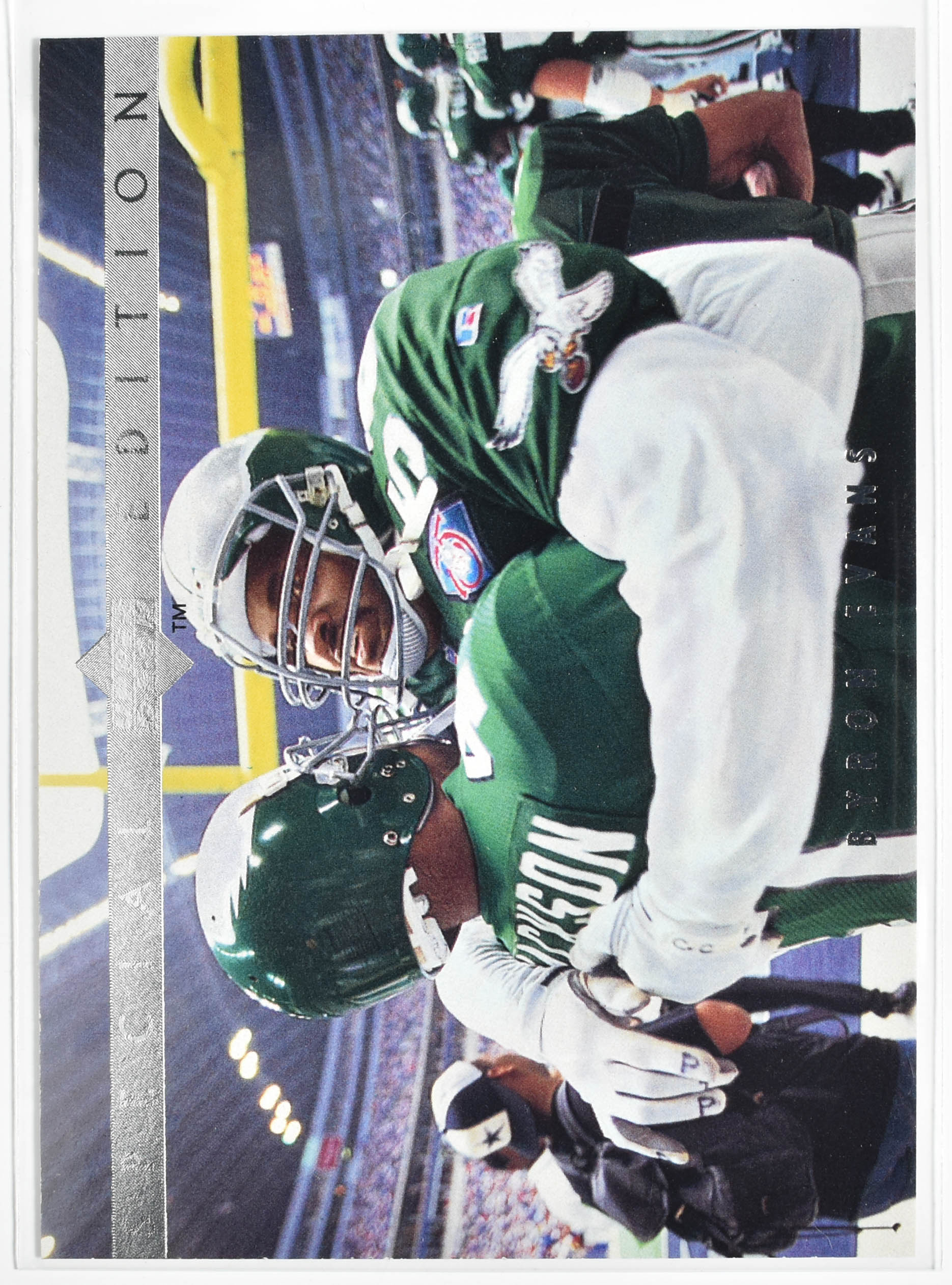 Byron Evans SE58 Upper Deck 1995 Eagles Football Card