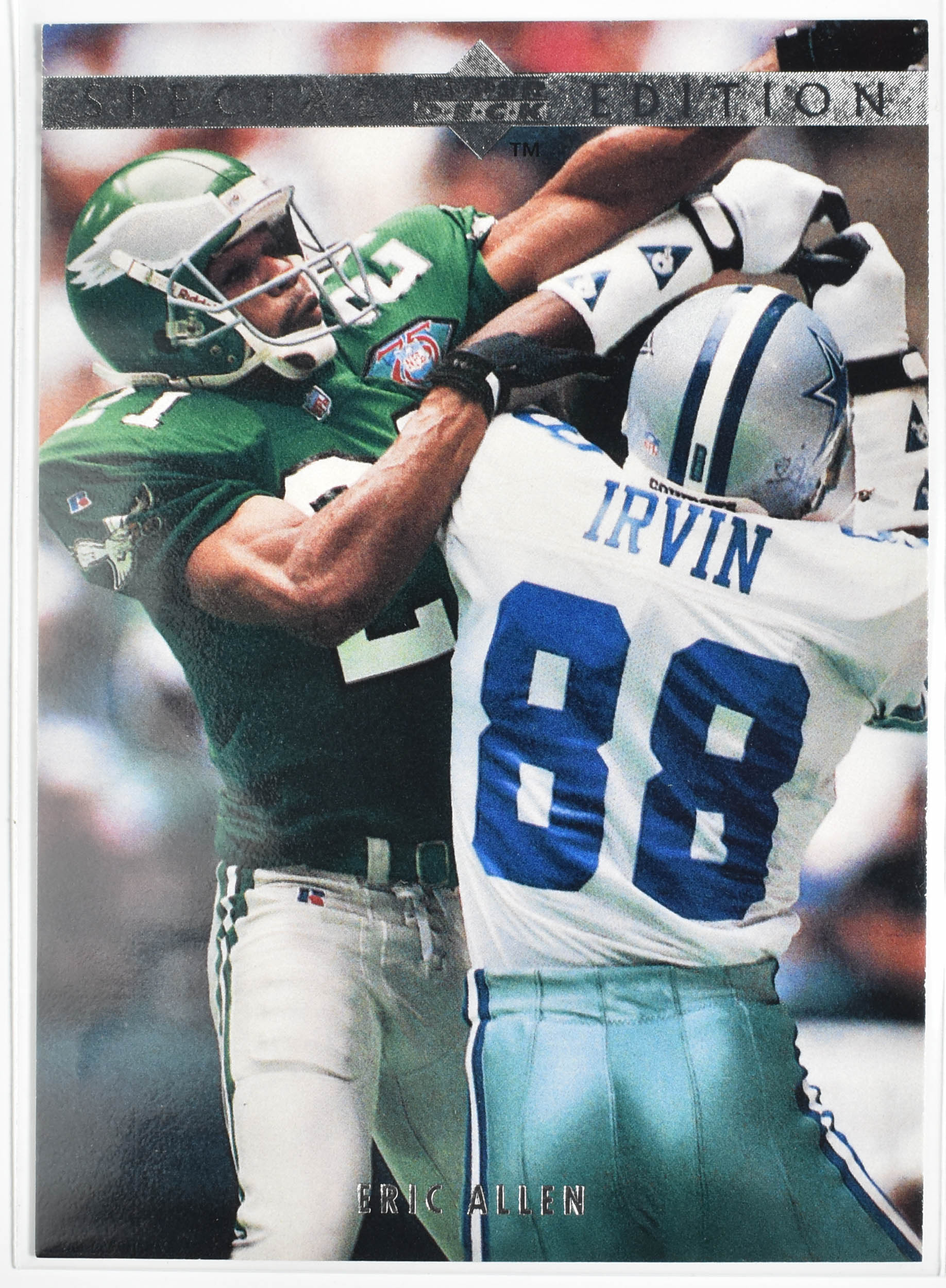 Eric Allen SE60 Upper Deck 1995 Eagles Football Card