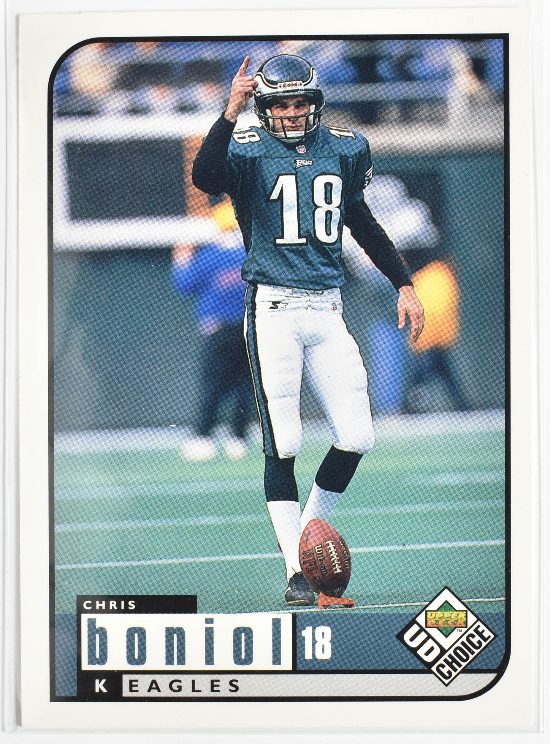 Chris Boniol 140 Upper Deck 1998 Eagles Football Card