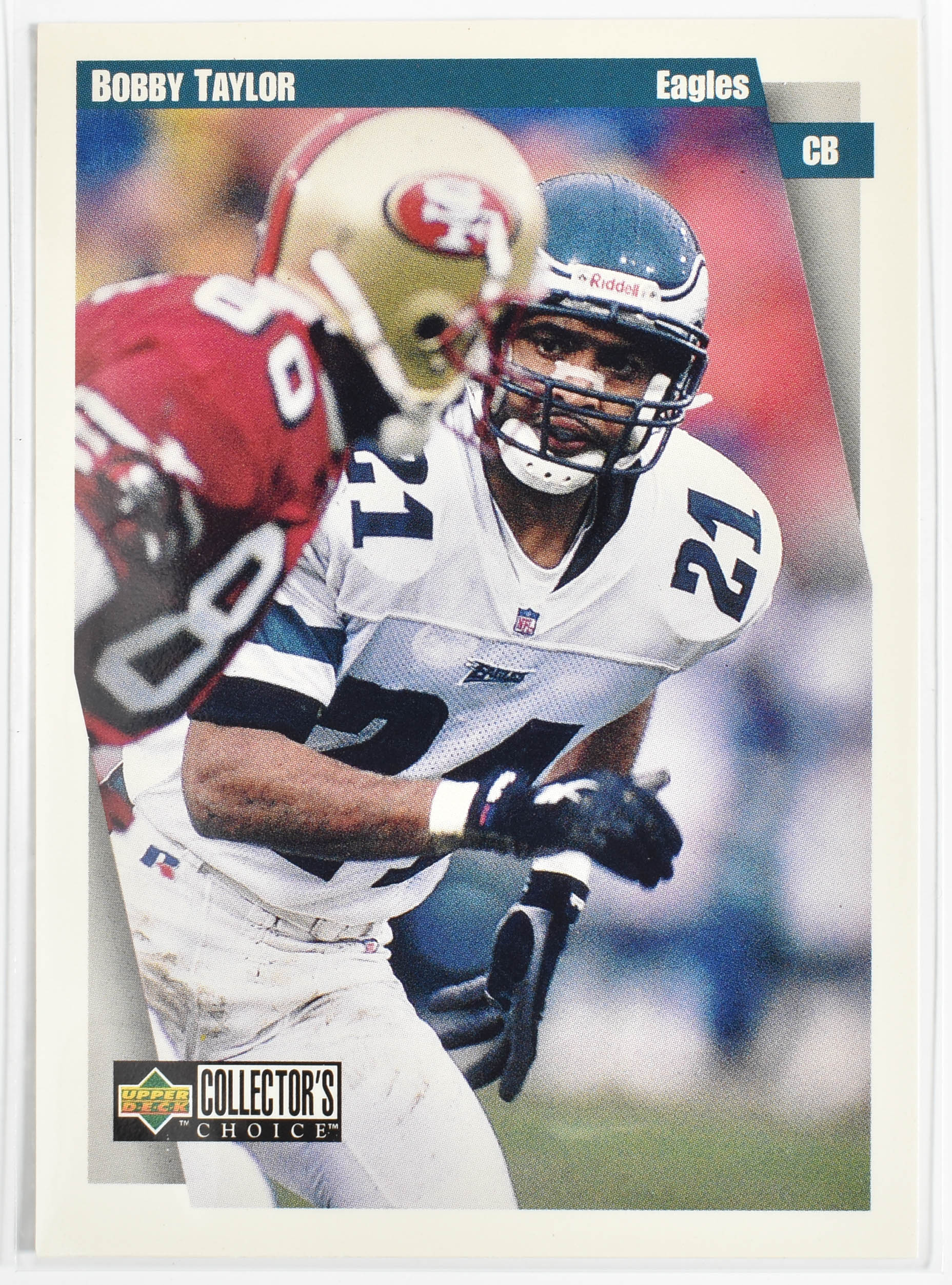 Bobby Taylor 178 Upper Deck 1997 Eagles Football Card