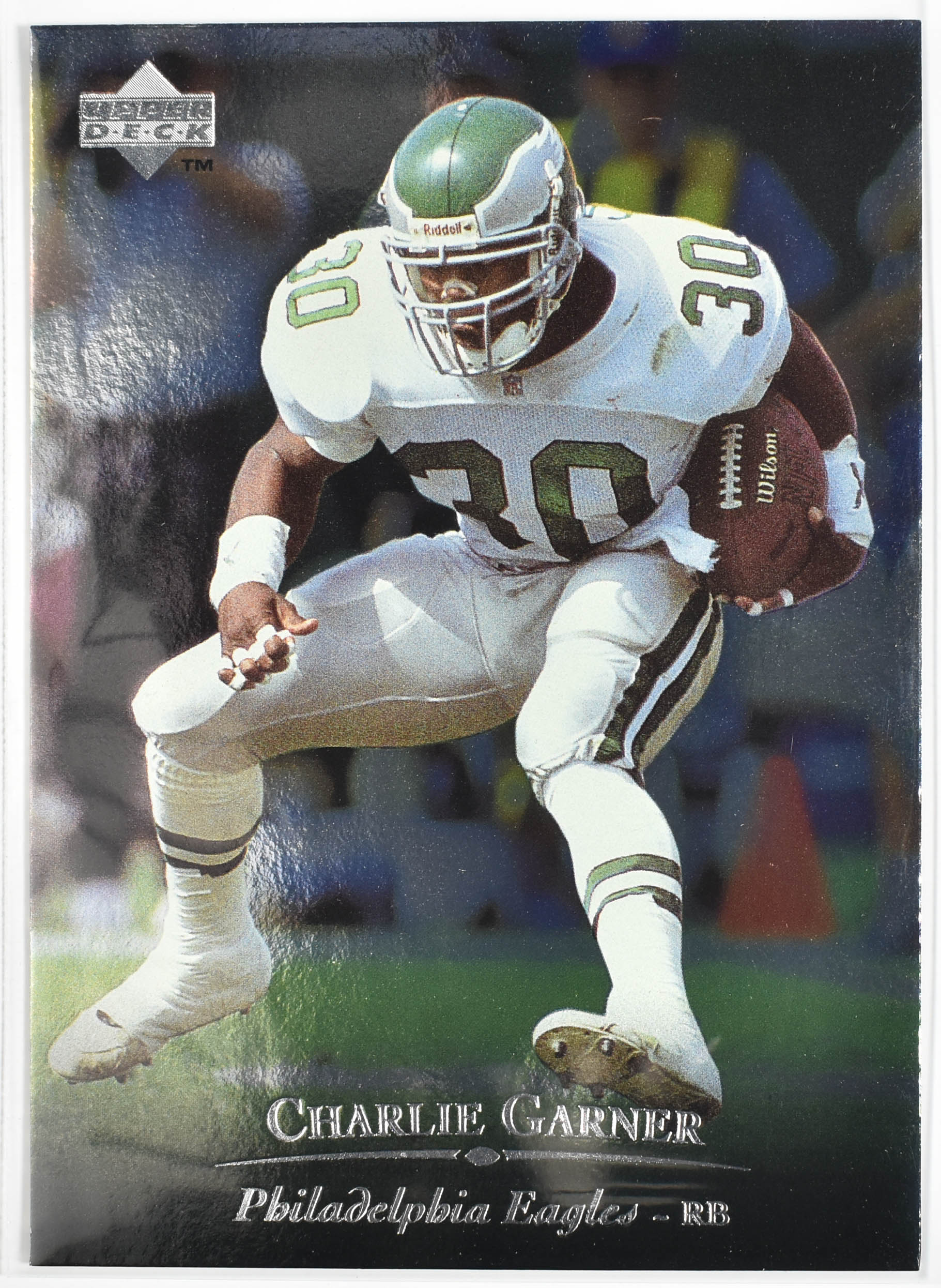 Charlie Garner 113 Upper Deck 1996 Eagles Football Card