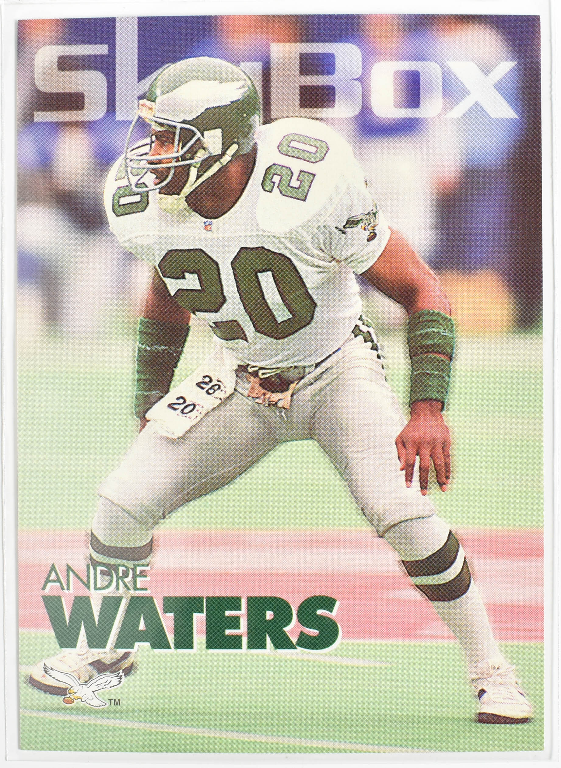 Andre Waters 253 Skybox 1993 Eagles Football Card