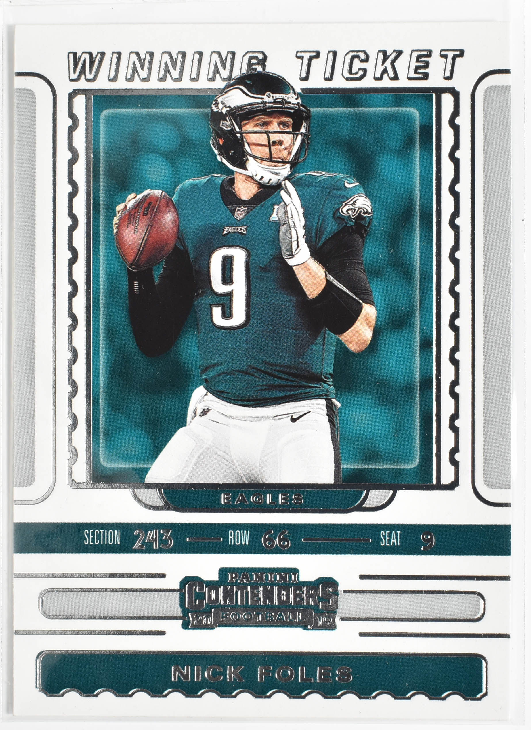 Nick Foles No. WT-10 2019 Panini Contenders Football Eagles