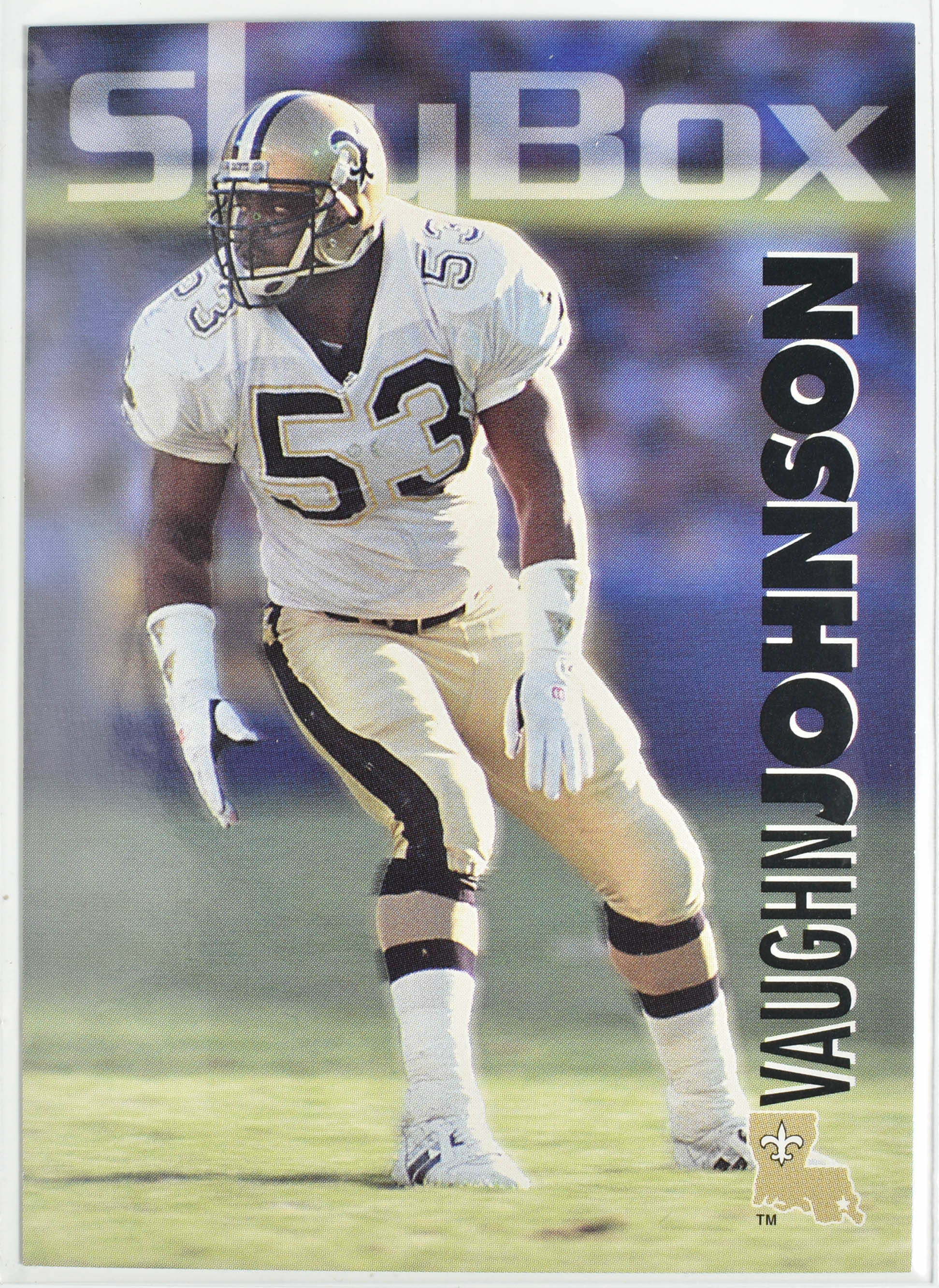 Vaughan Johnson 211 Skybox 1993 New Orleans Saints