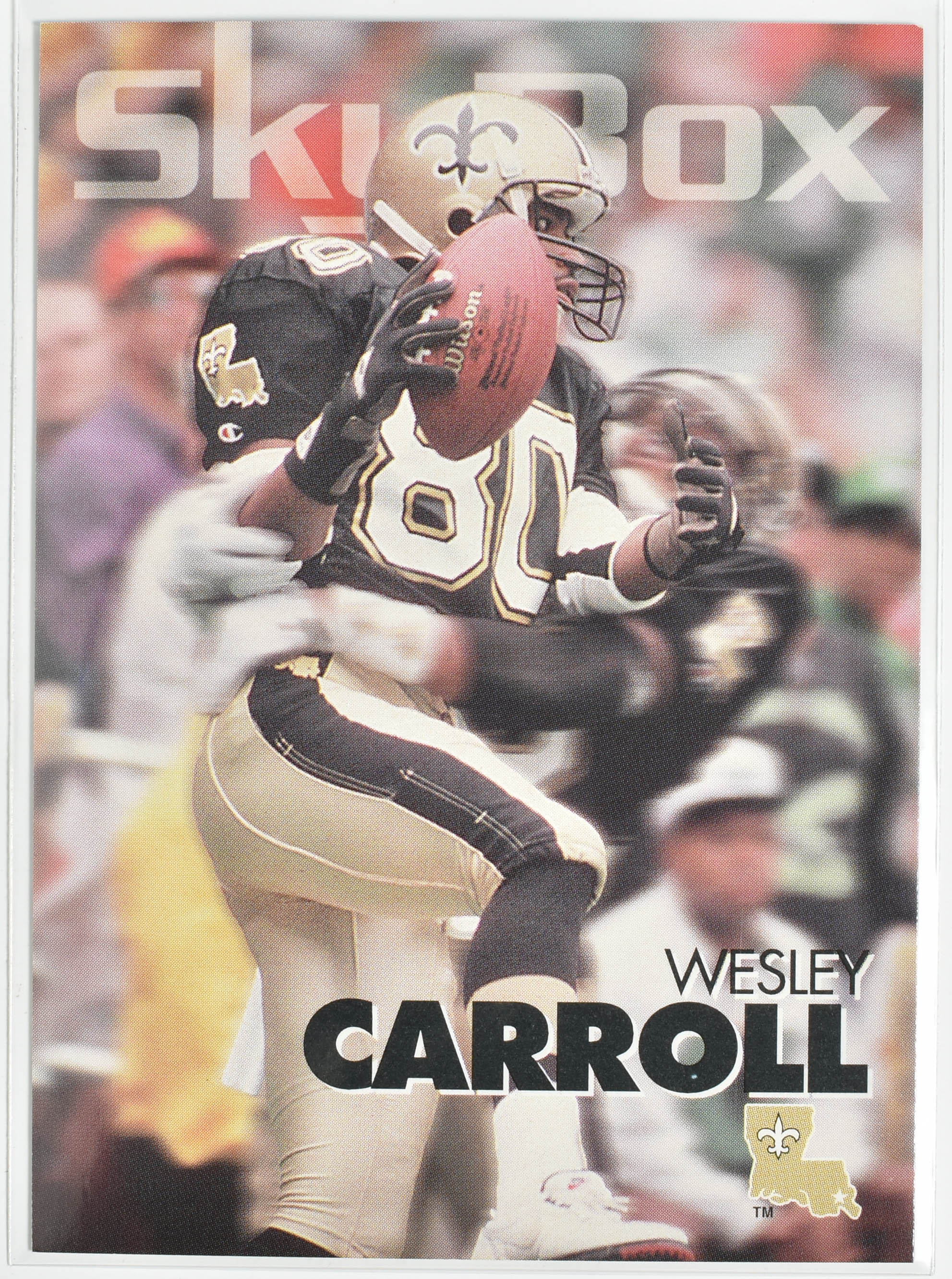 Wesley Carroll 208 Skybox 1993 New Orleans Saints