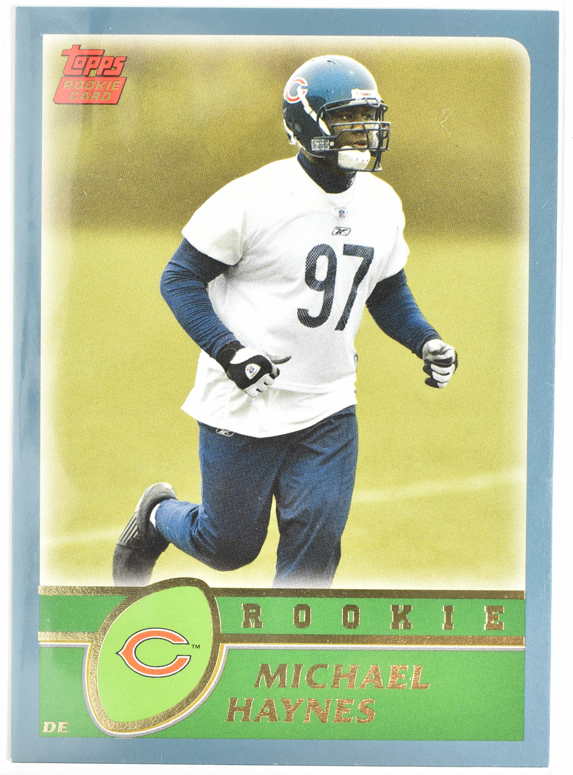 Michael Haynes 313 Topps 2003 Rookie Card Chicago Bears