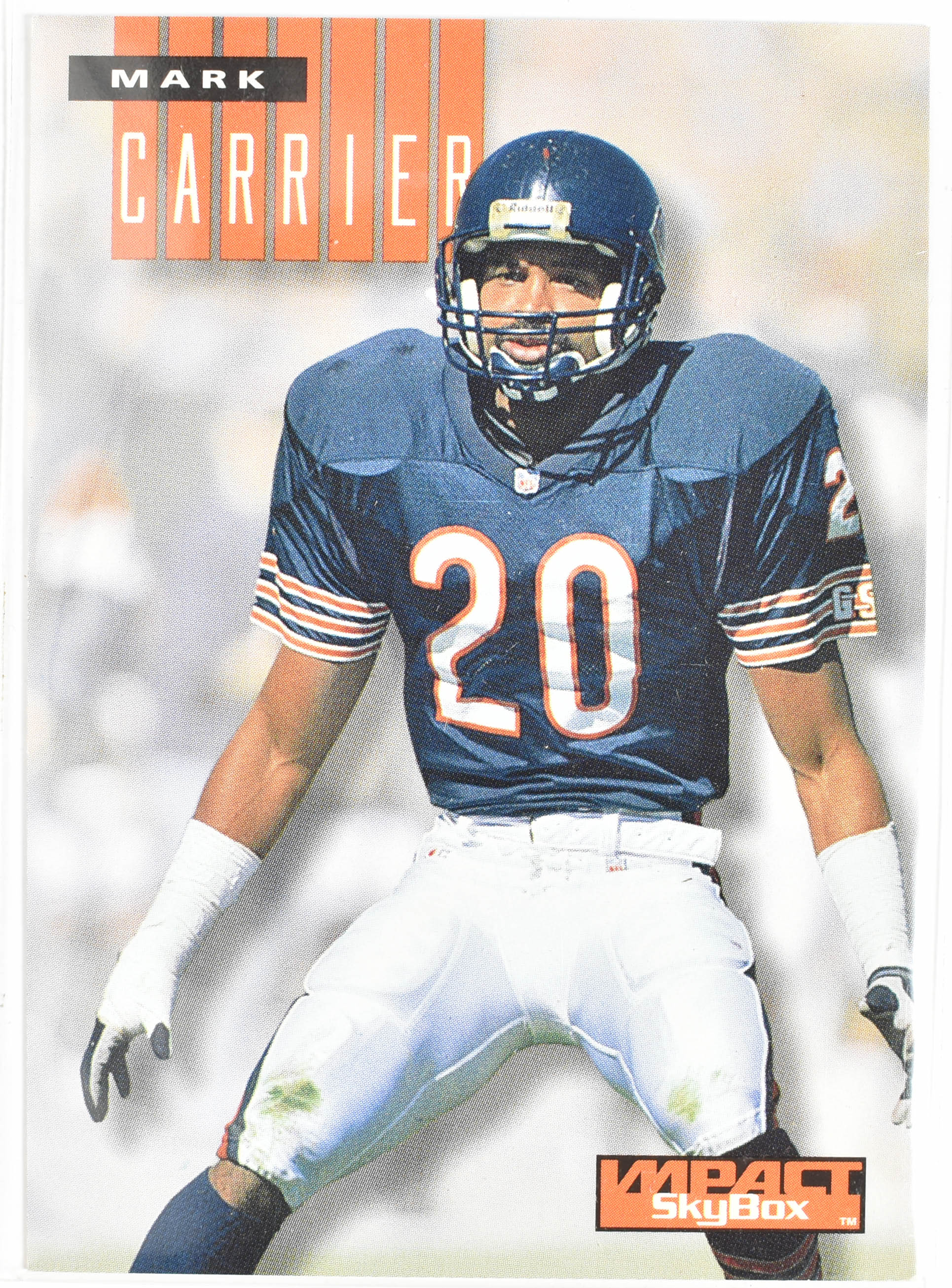 Mark Carrier 33 Impact Skybox 1994 Chicago Bears