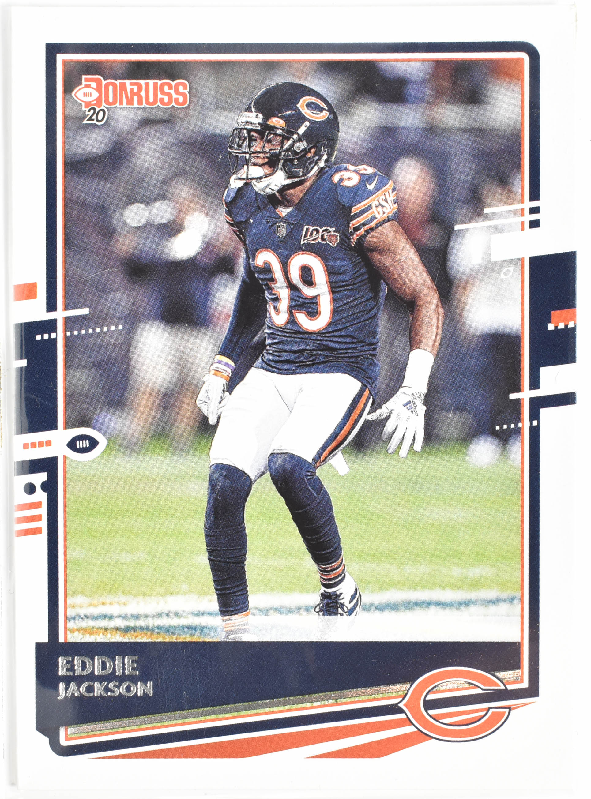 Eddie Jackson 62 Panini Donruss Football 2020 Chicago Bears
