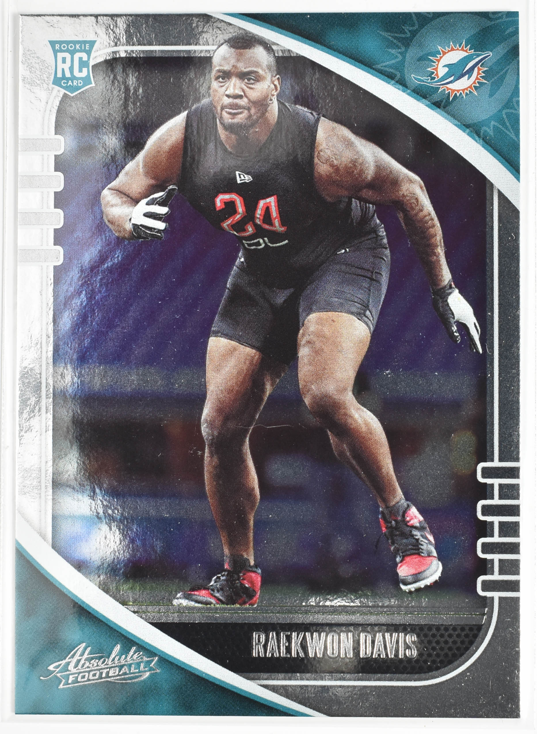 Raekwon Davis Dolphins Rookie Absolute Football Cards Panini 2020