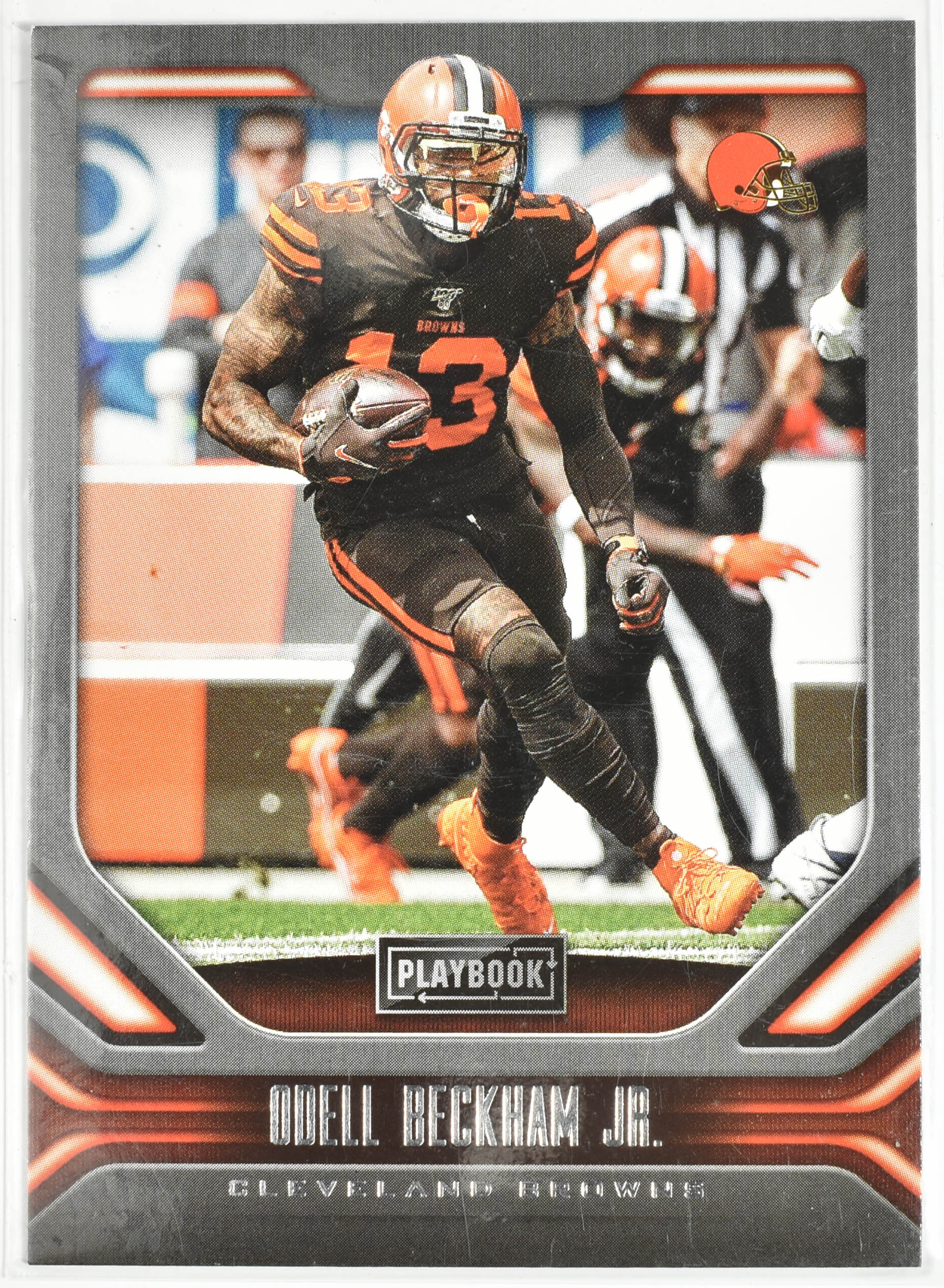 Odell Beckham 22 2019 Panini Playbook Football Card