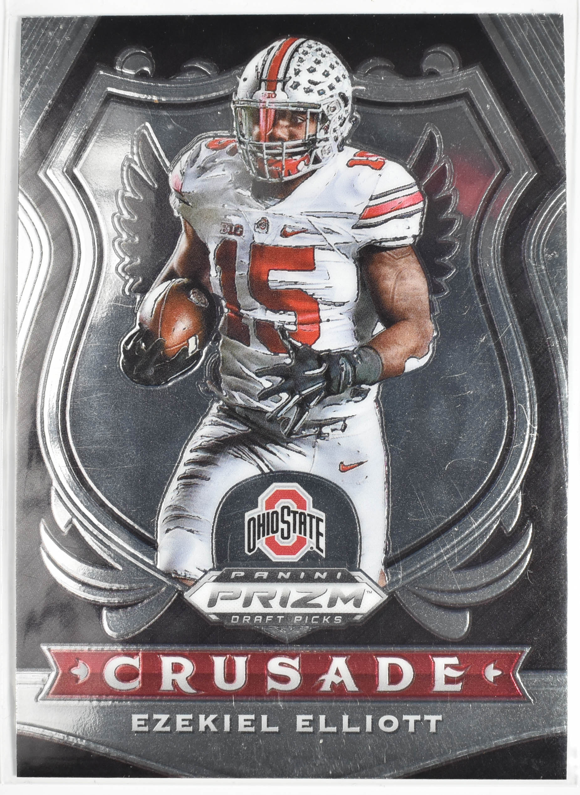 Ezekiel Elliott 50 Crusade Panini Prizm Draft Picks 2020