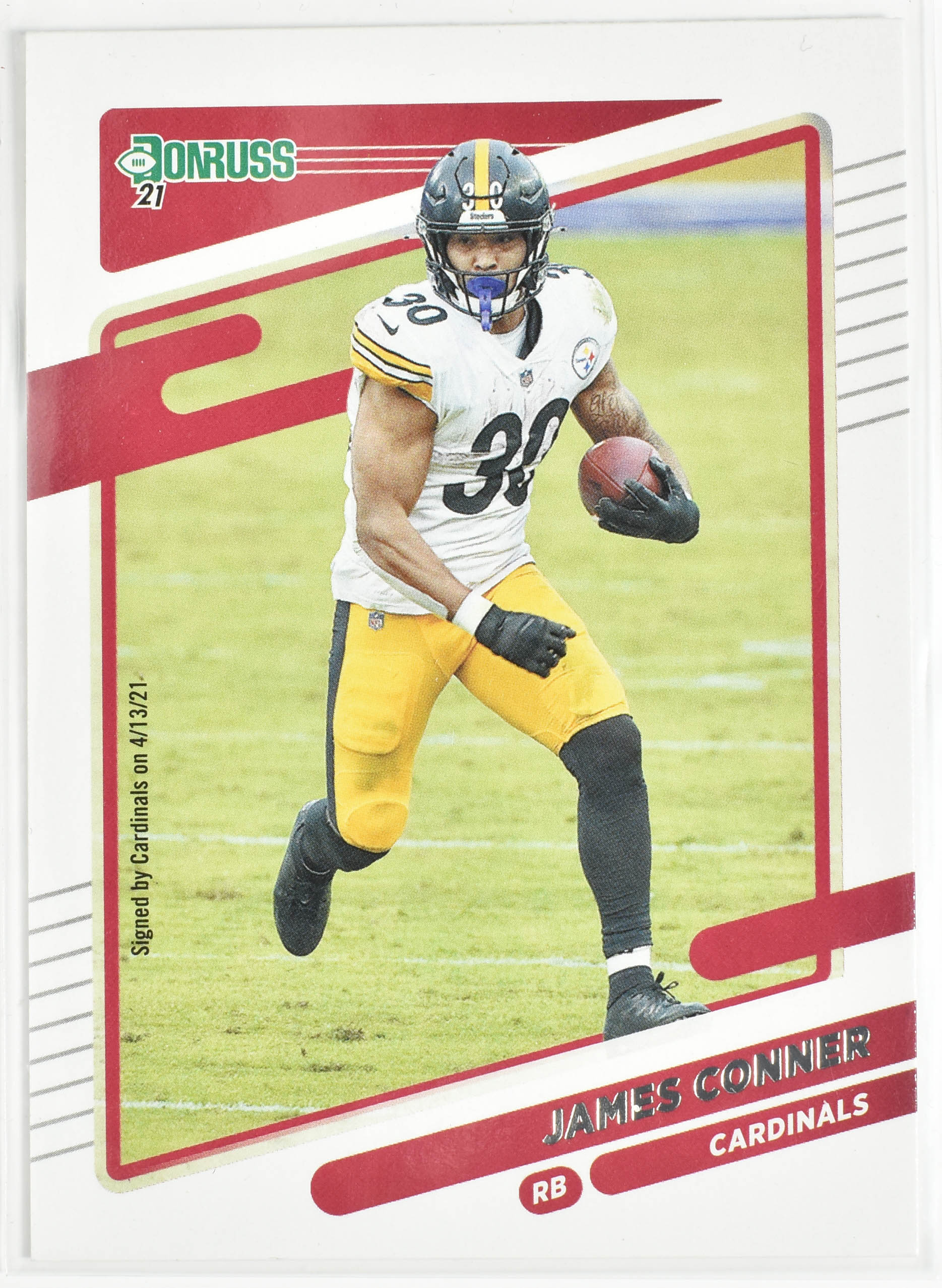 James Conner 21 Cardinals 2021 Panini Football Card